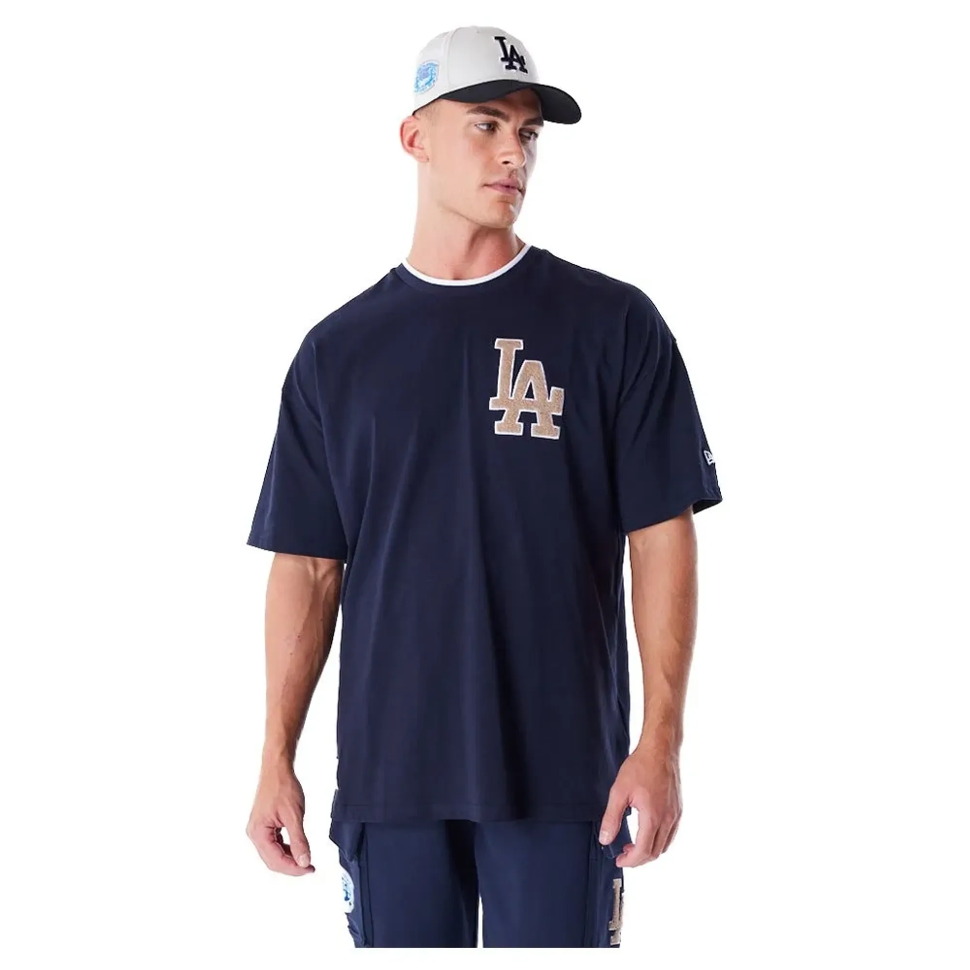 New Era Cap New Era Wrld Sries Drp Shldr Los Angeles Dodgers Short Sleeve T-shirt
