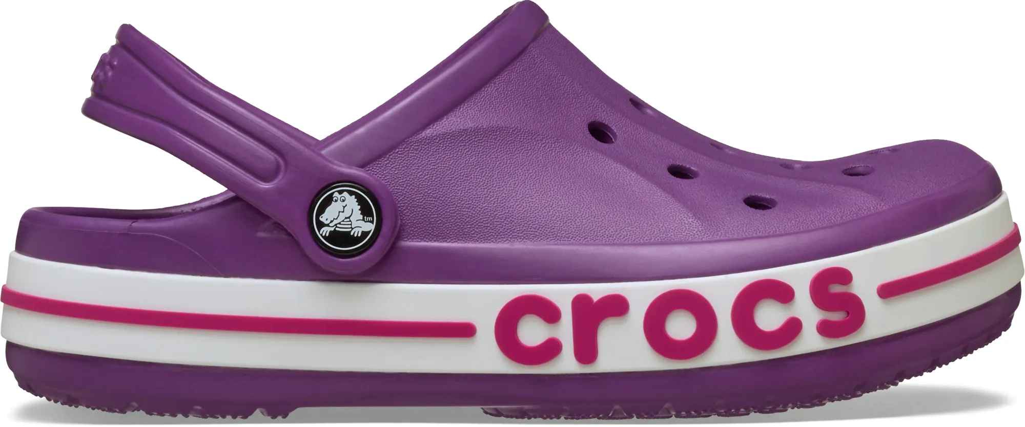 Crocs | Kids | Bayaband | Clogs | Amethyst / Candy Pink | C11