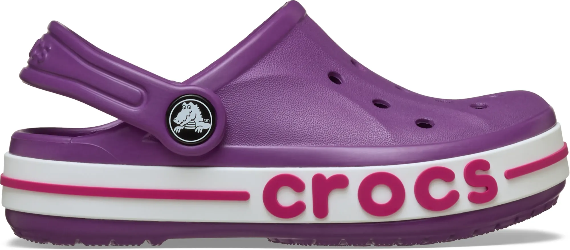 Crocs | Kids | Toddler Bayaband | Clogs | Amethyst / Candy Pink | C4