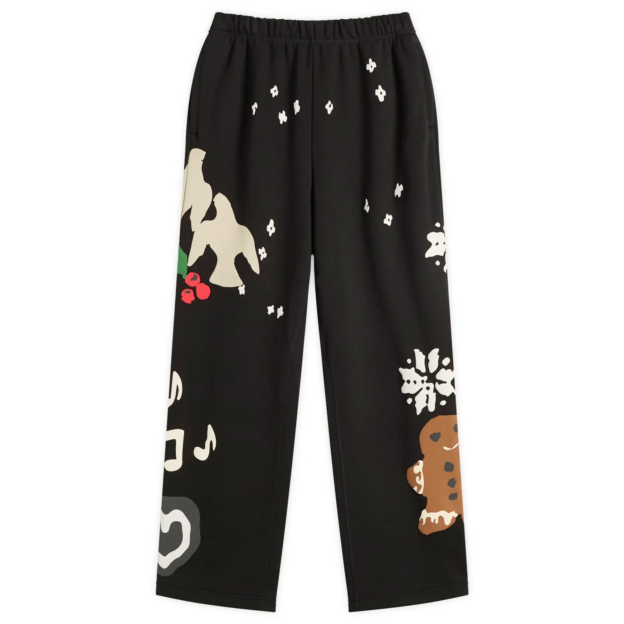 SKIMS Women's x CPFM Printed Straight Leg Pant Onyx Gingerbread Print