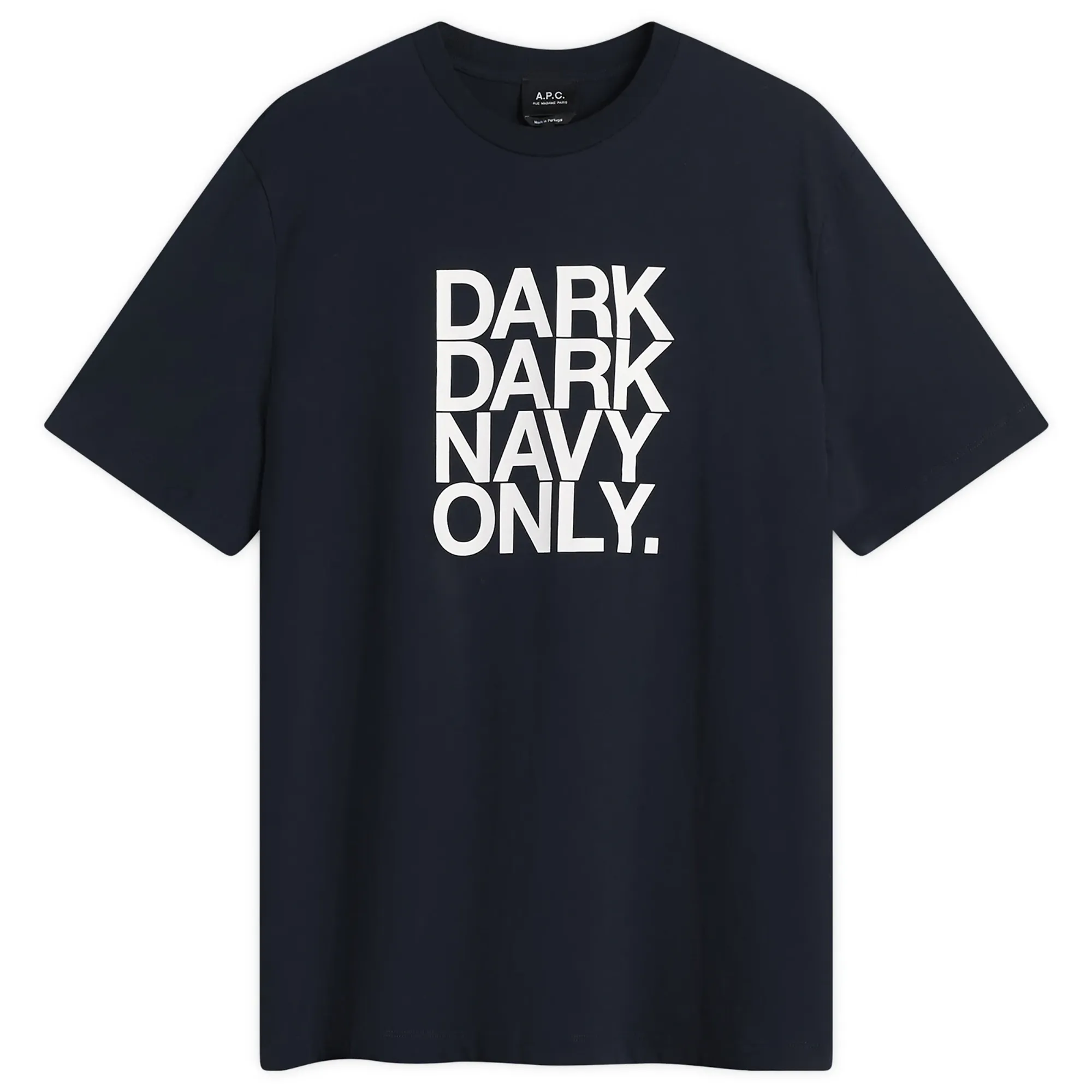 A.P.C. Men's Dark navy Only T-Shirt