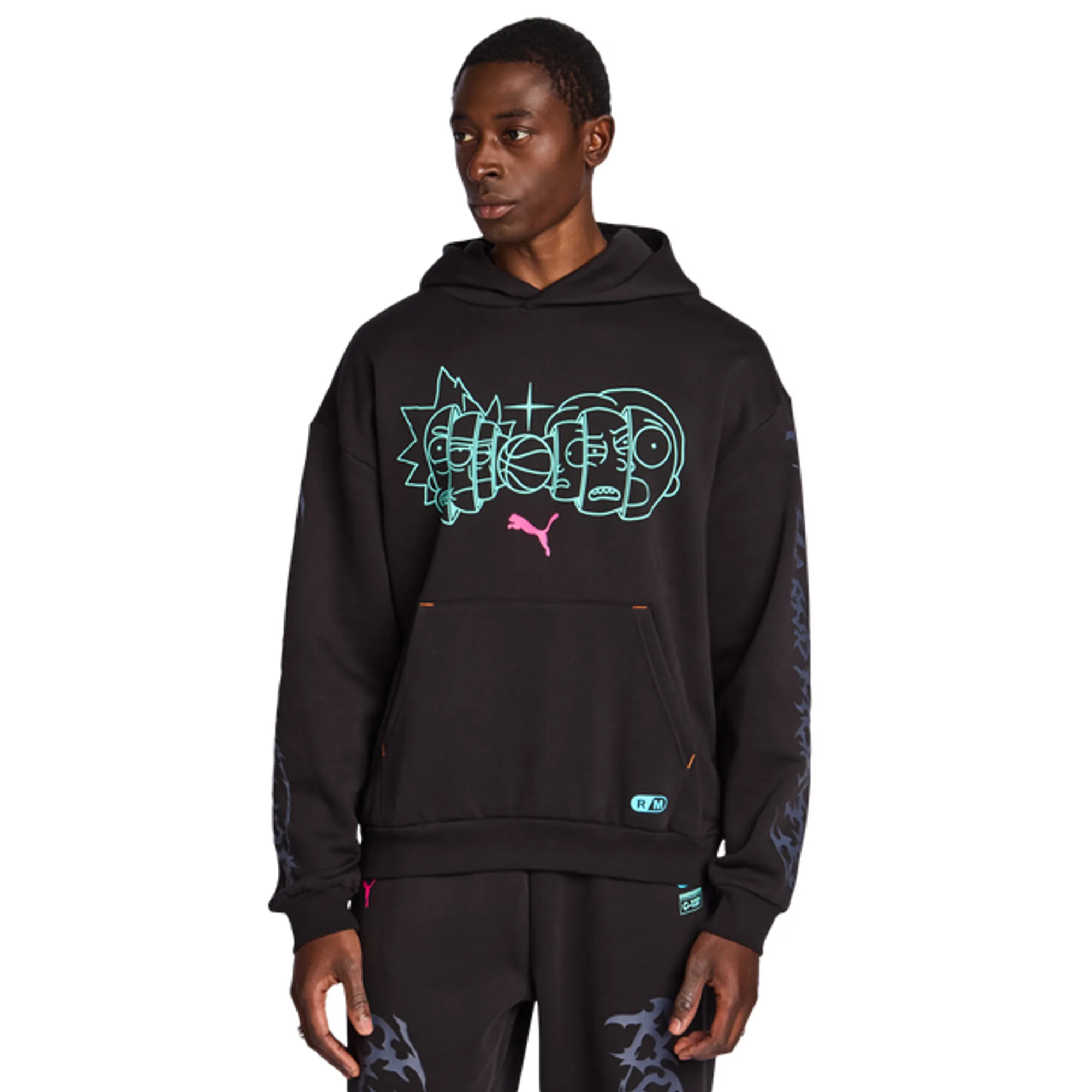 PUMA x Rick And Morty Hoodie Men, Black