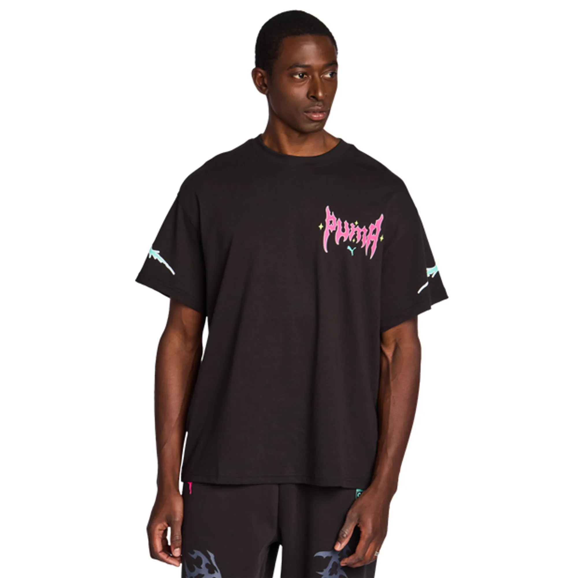 PUMA x Rick And Morty Basketball T-Shirt Men I, Black