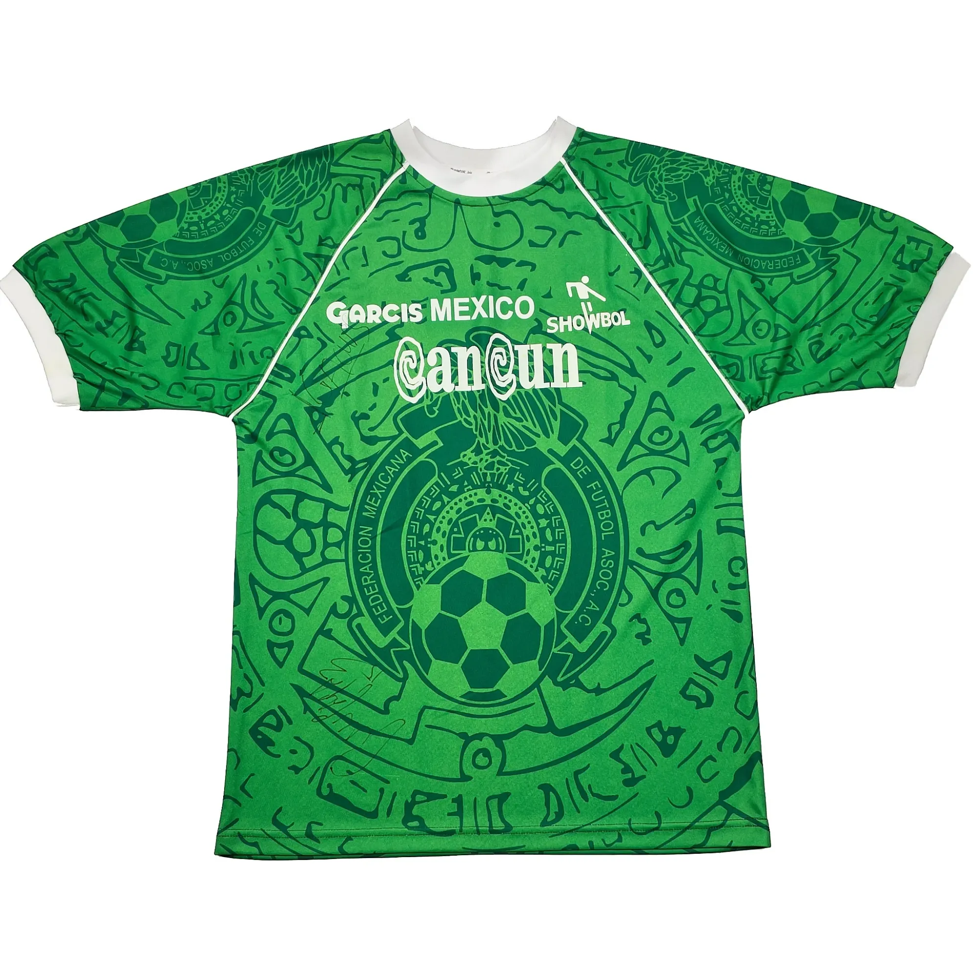 1999 MEXICO *SIGNED* TRAINING SHIRT (M) GARCIS | CULT KITS