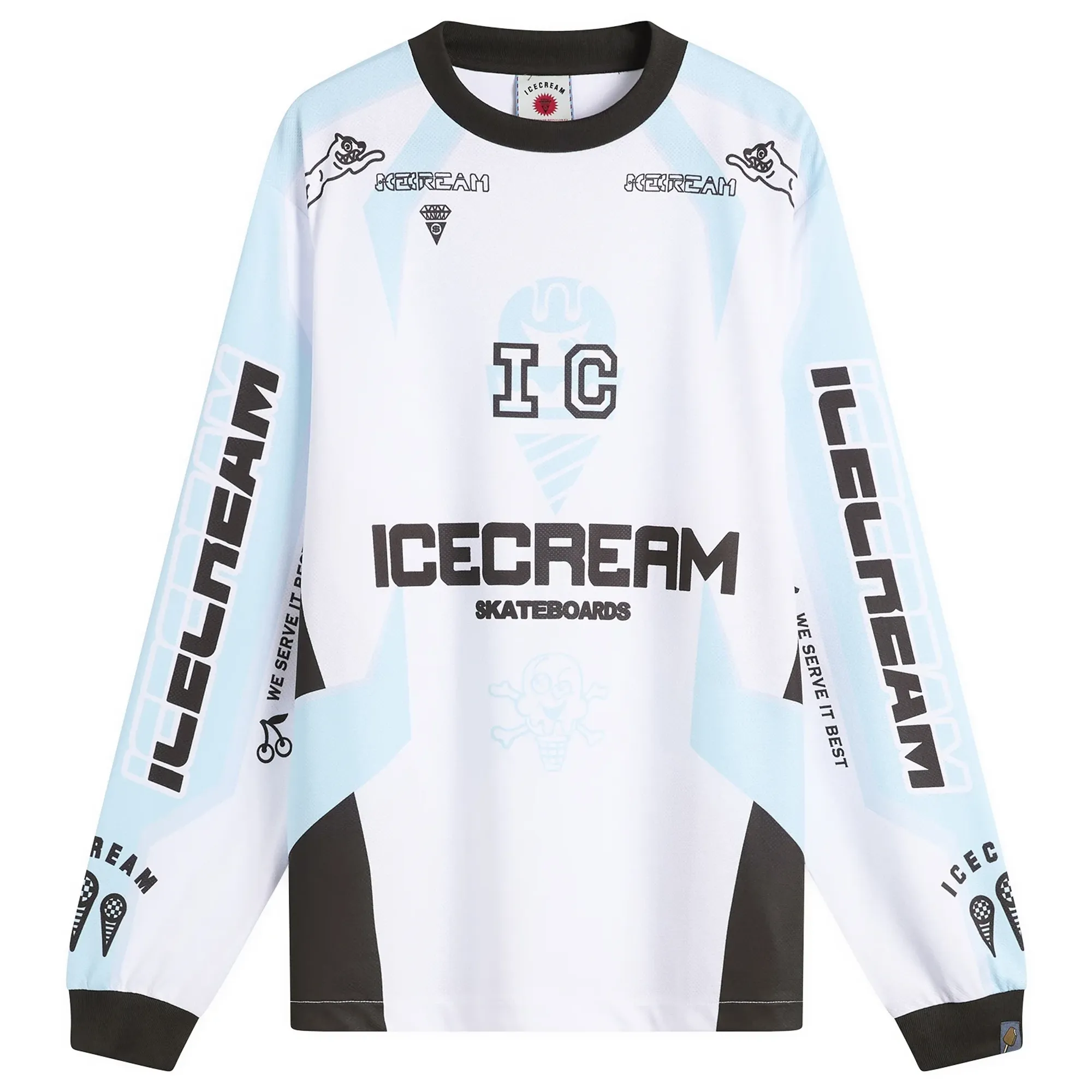 ICECREAM Men's Motorcycle L/S T-Shirt Multi
