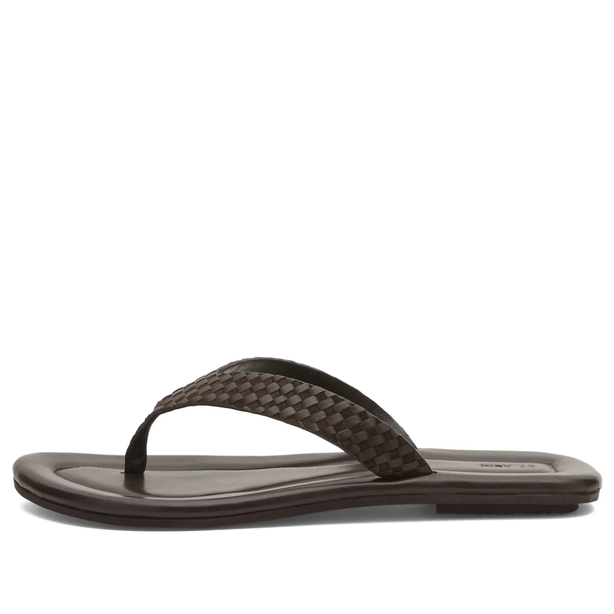 ST. Agni Women's Lattice Weave Thong Coffee