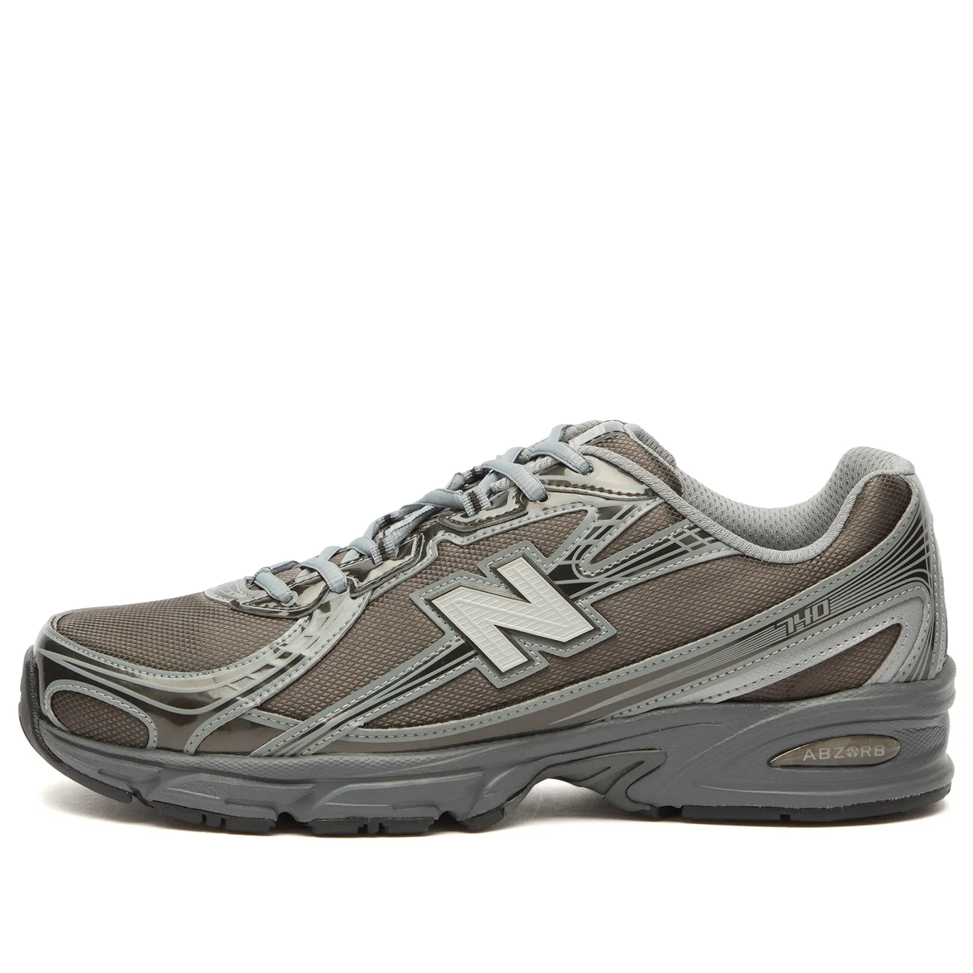 New Balance Unisex 740 in Black/Grey Synthetic