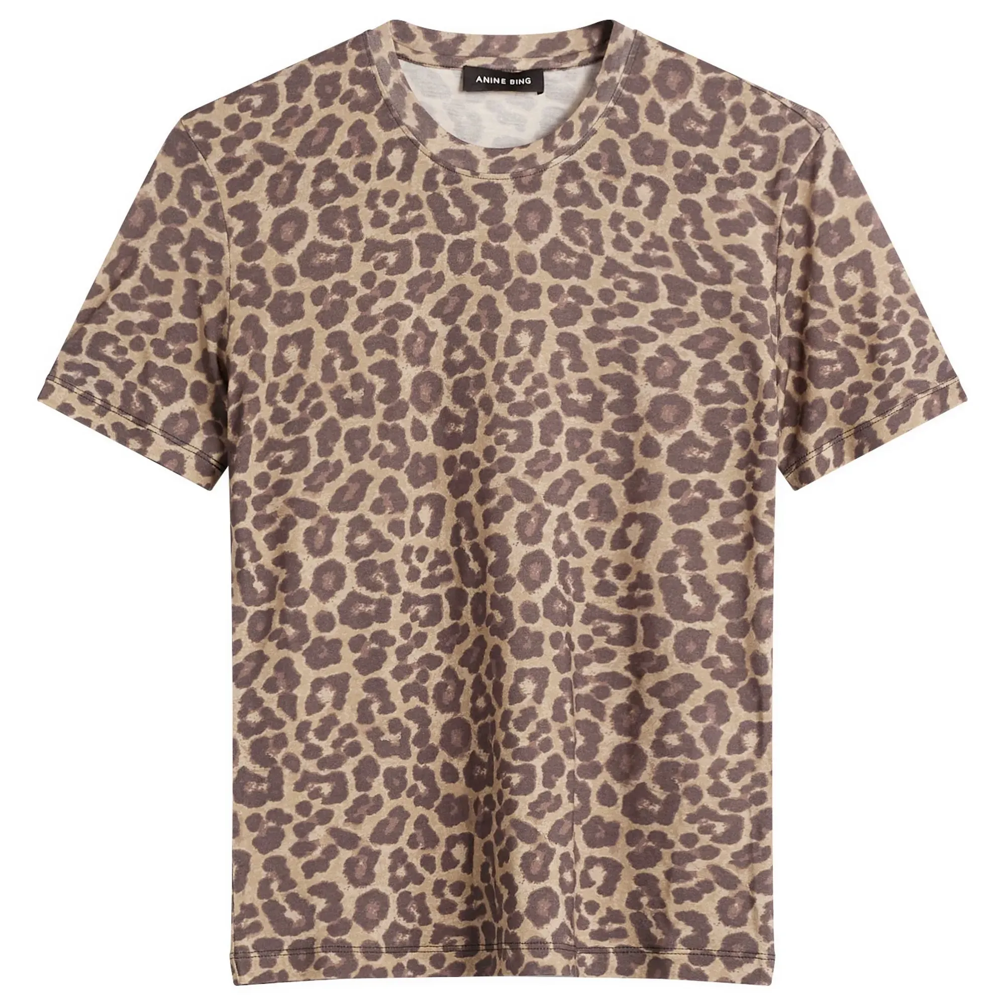 Anine Bing Women's Sylvie T-Shirt Leopard