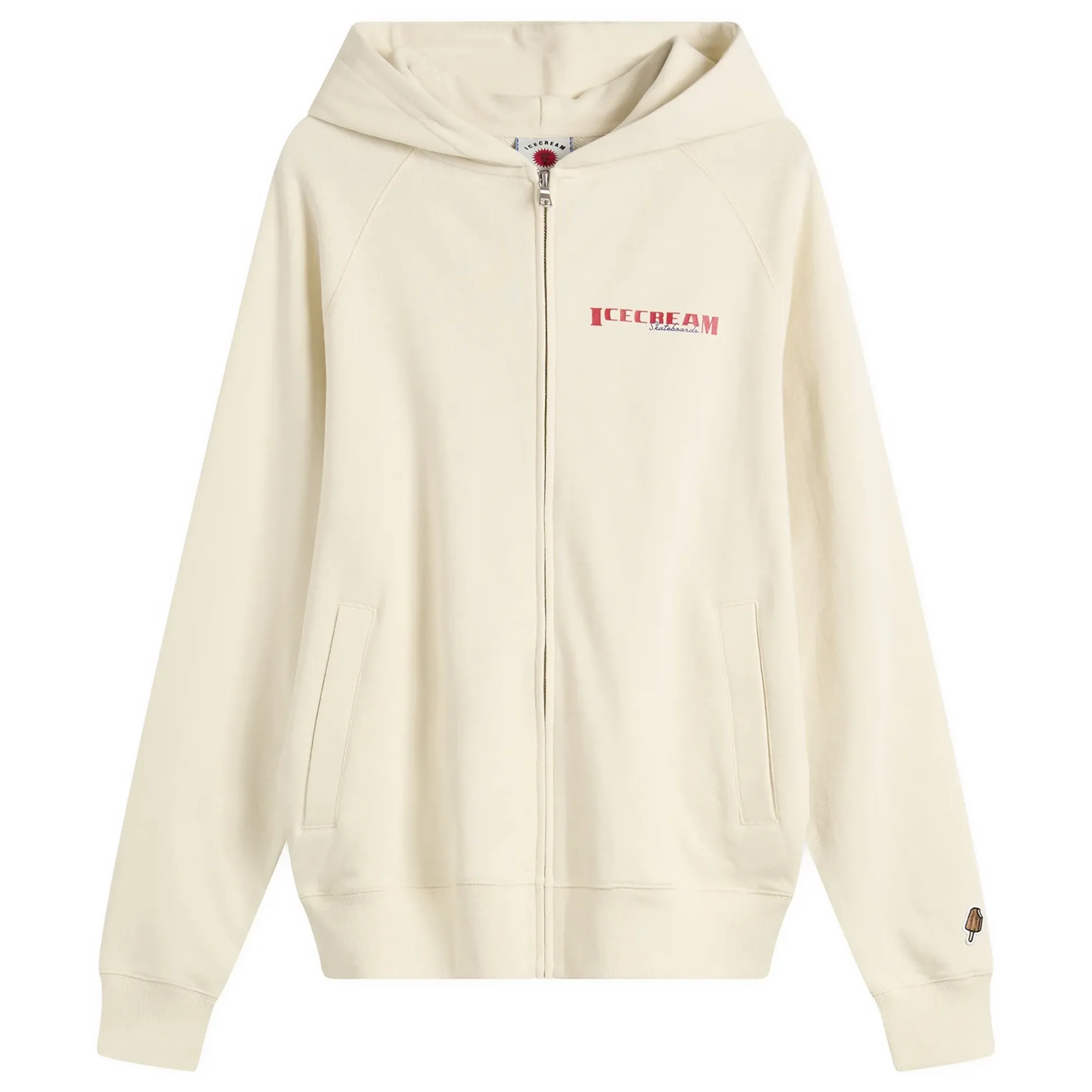 ICECREAM Men's Waitress Zip Hoodie Oat