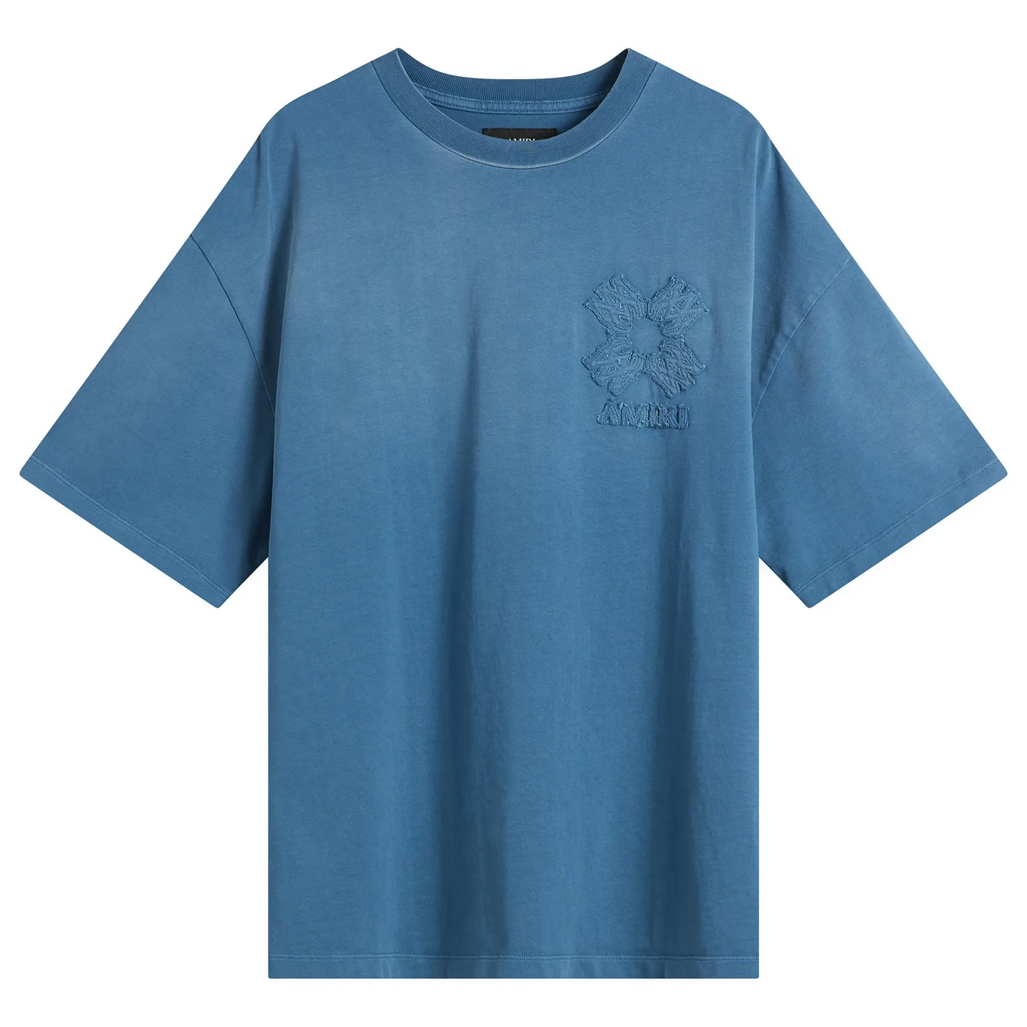 AMIRI Men's MA Quad Oversized T-Shirt Dark Indigo