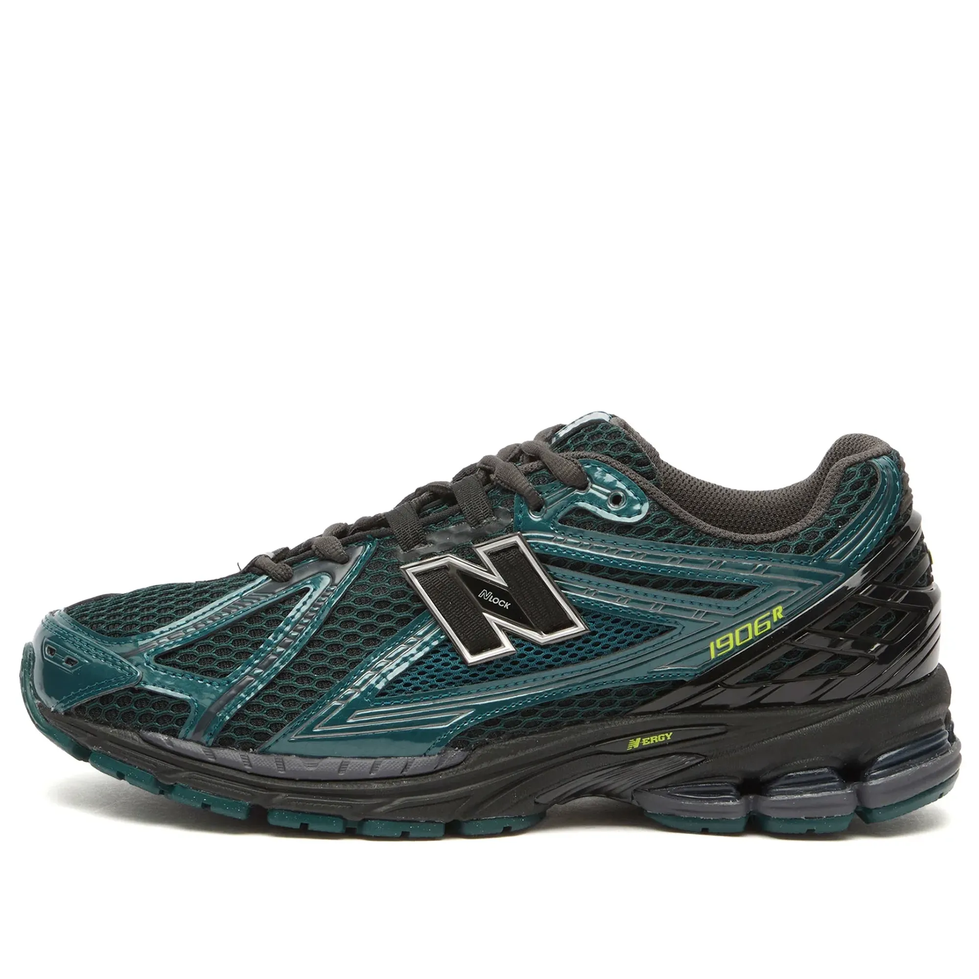 New Balance Unisex U1906R in Green/Black Synthetic