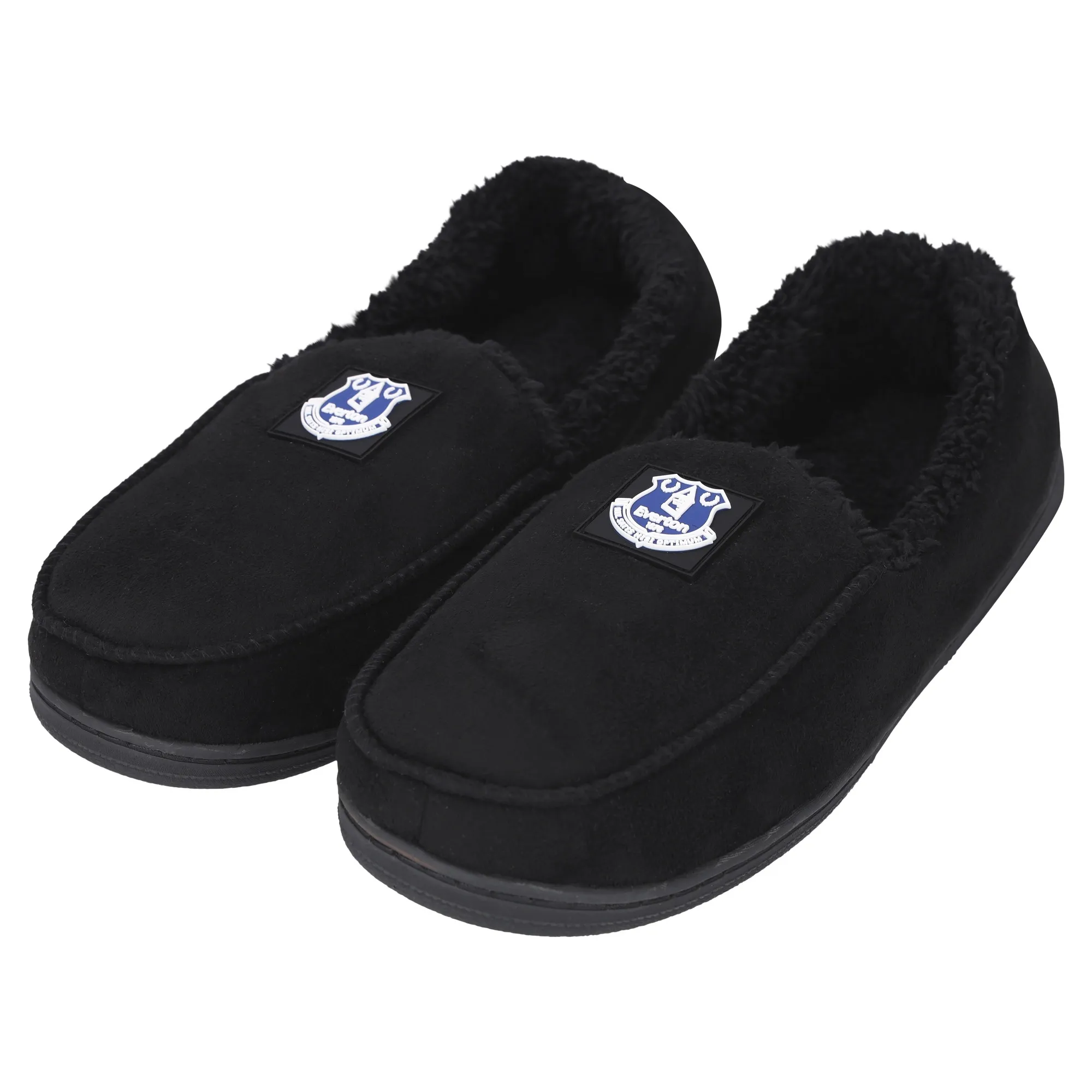 Everton Moccasin Slippers - Black - Mens