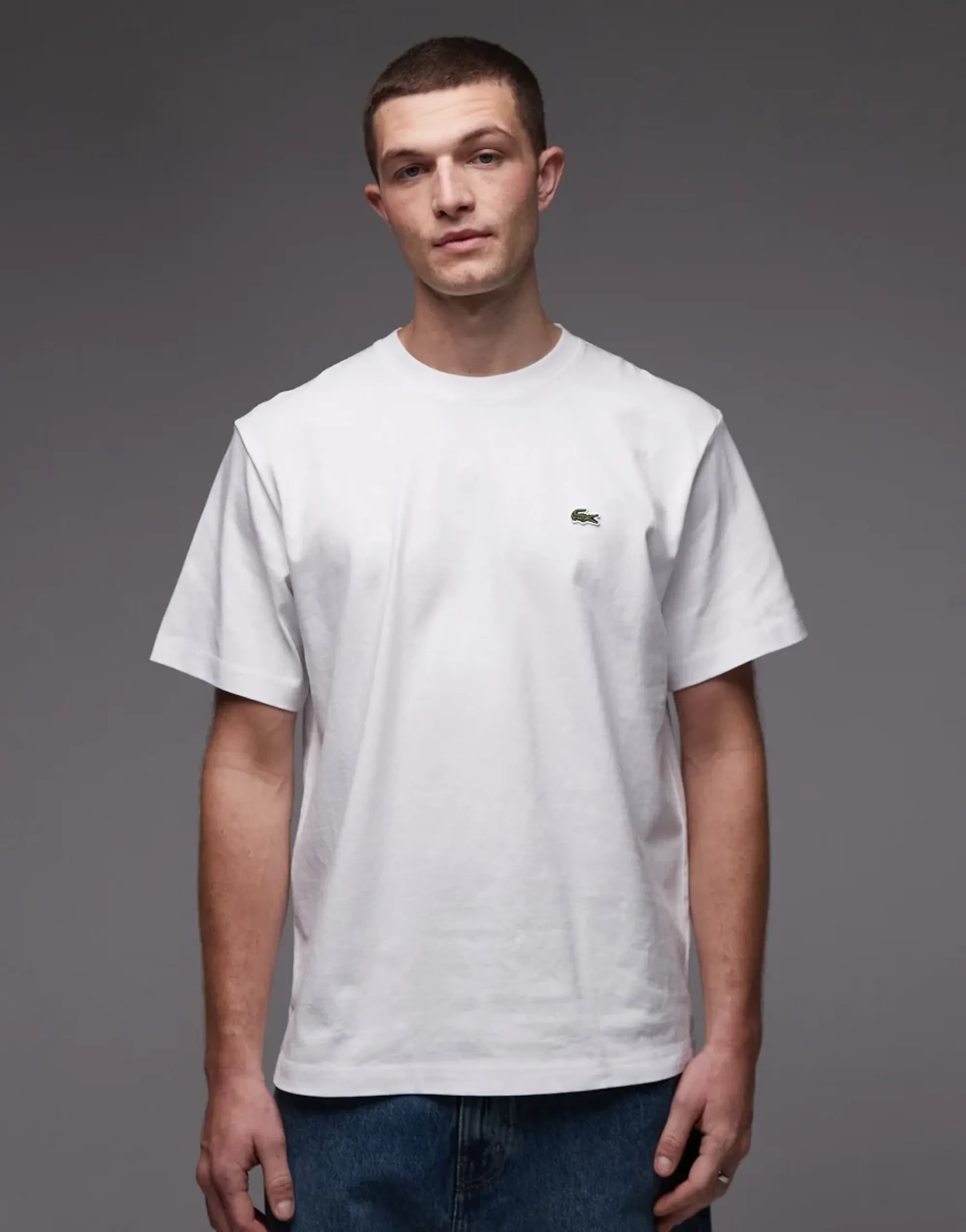 Lacoste Heavy Cotton Jersey T-shirt - White