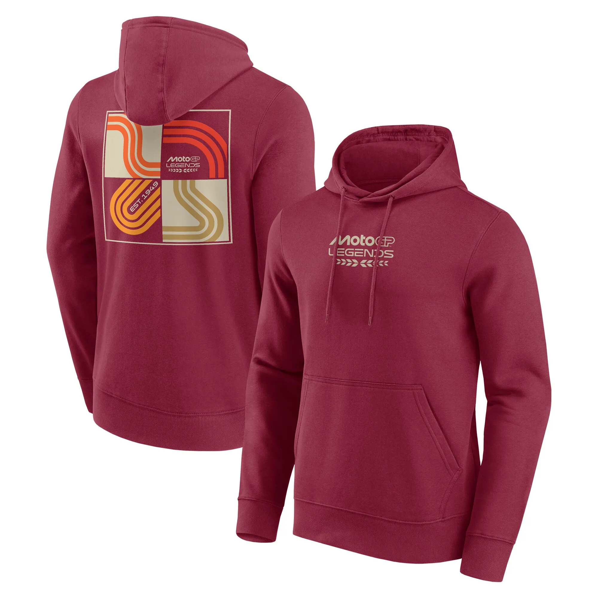 MotoGP™ Legends Track Badge Graphic Hoodie - Claret