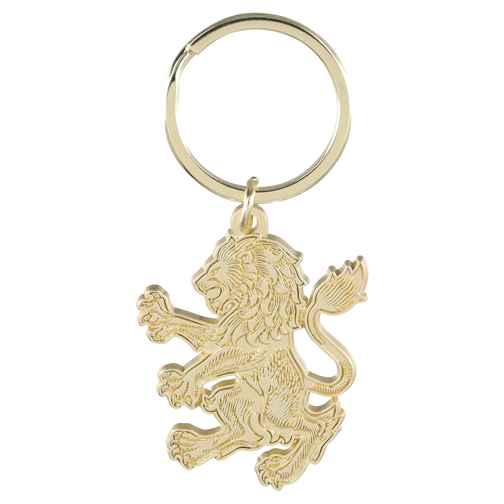 Aston Villa Lion Keyring - Gold