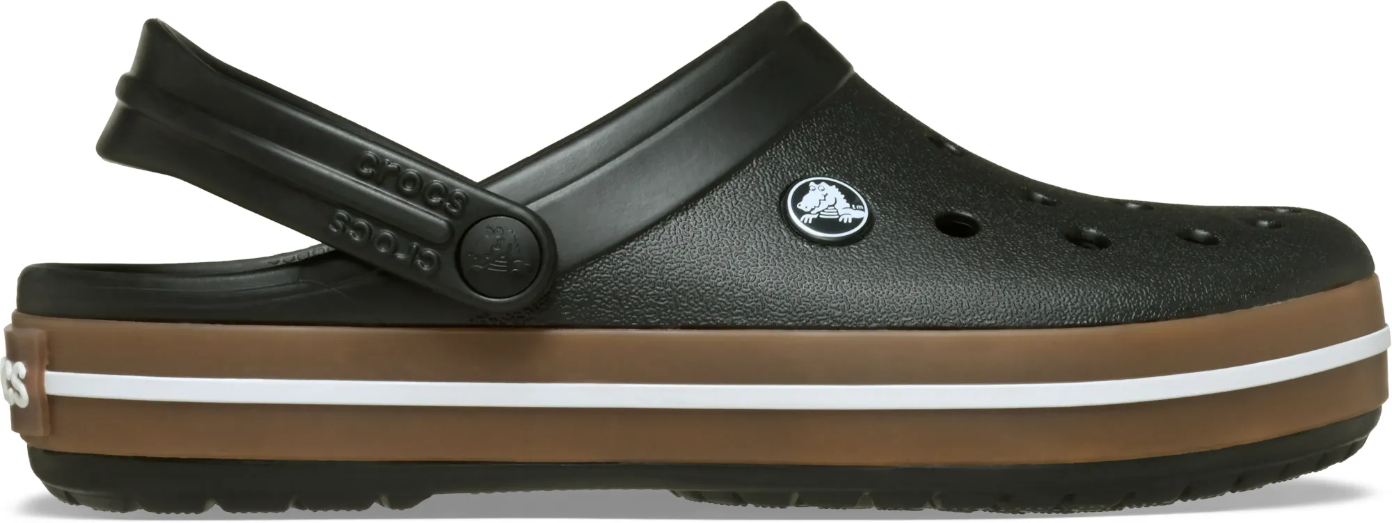 Crocs | Unisex | Crocband Gum | Clogs | Black | W4/M3