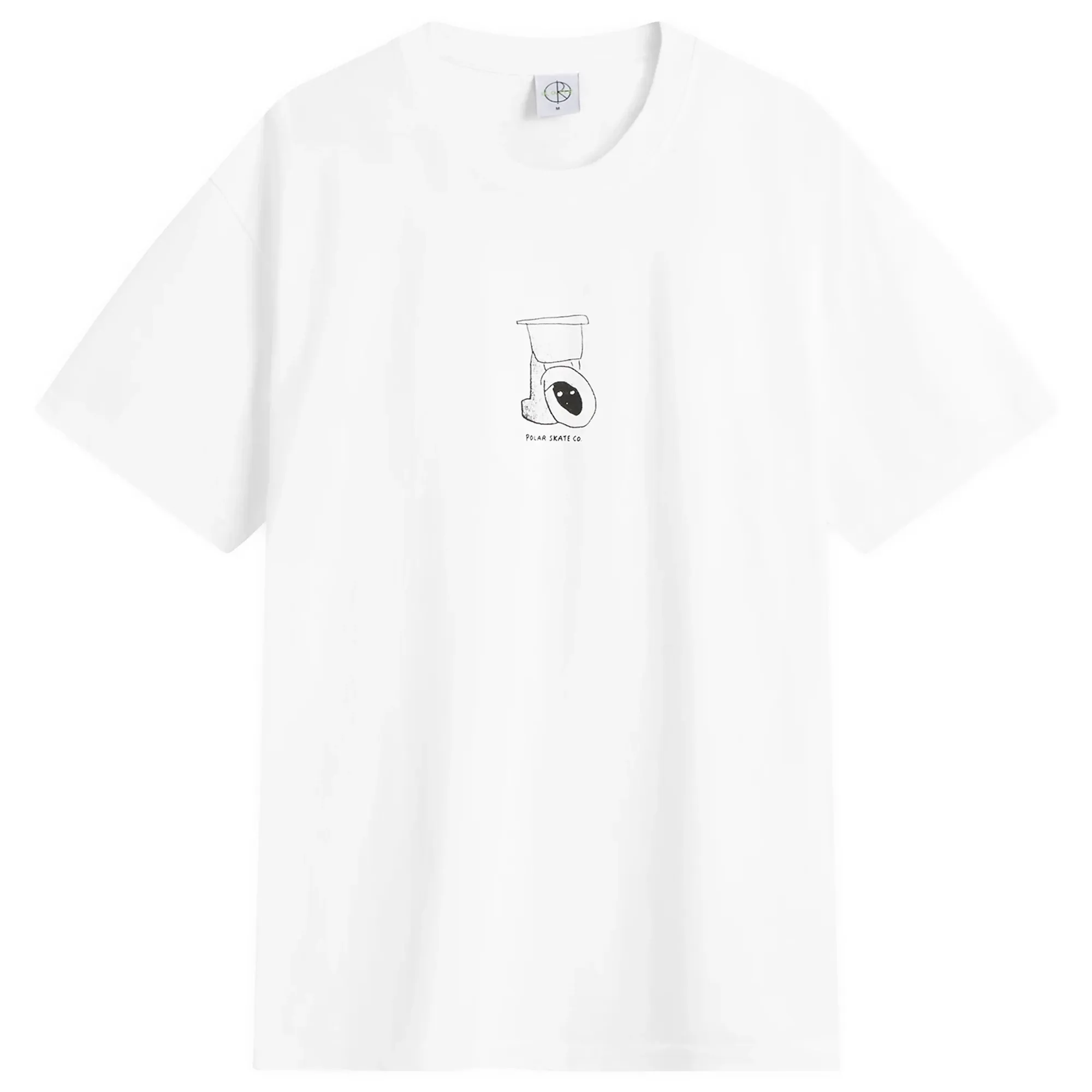 Polar Skate Co. Men's Toilet T-Shirt White