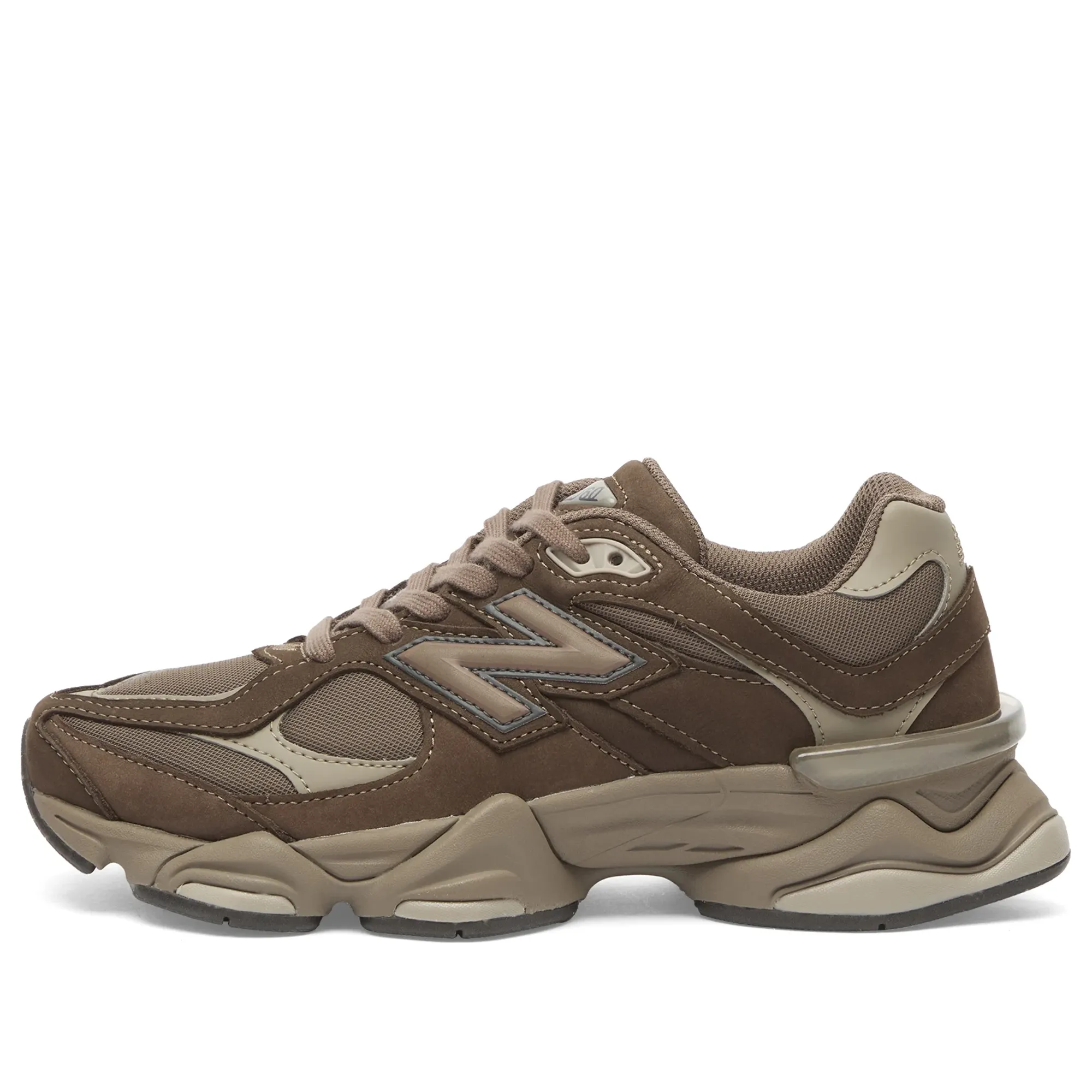 New Balance Unisex 9060 in Brown Suede/Mesh