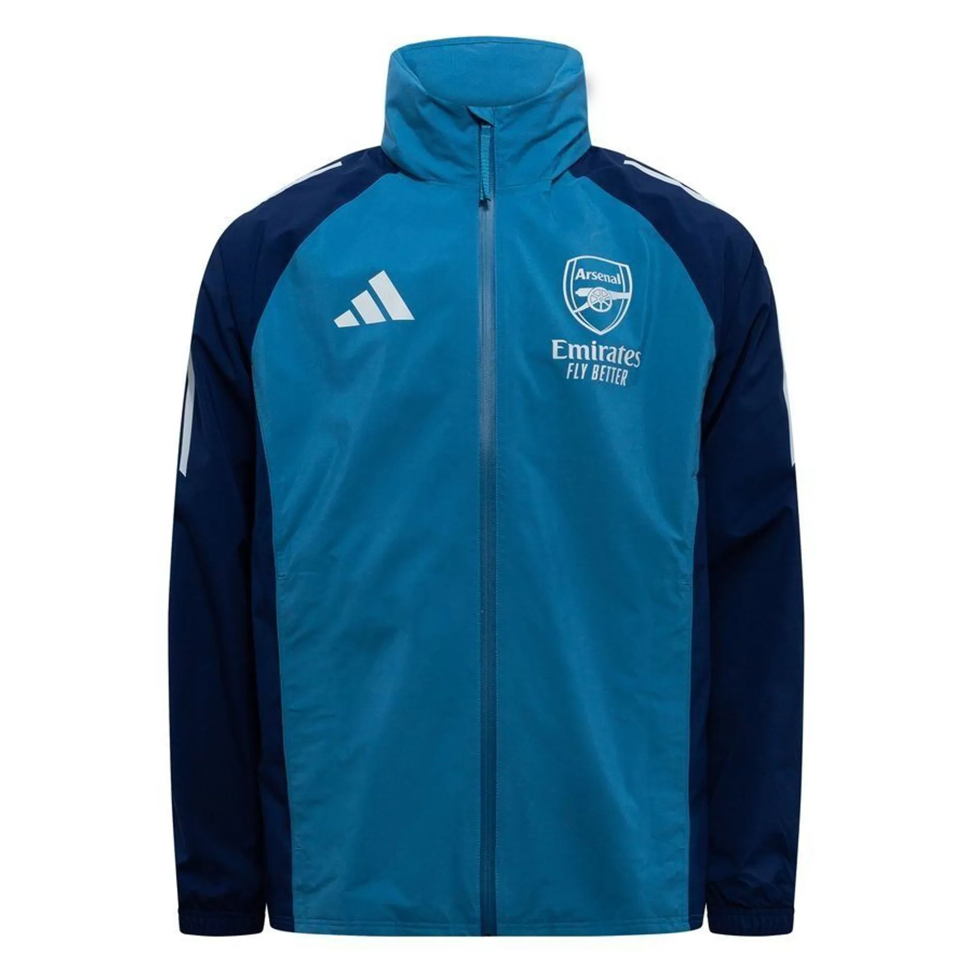 Arsenal Rain Jacket Tiro 25 - Blackened Blue/Night Indigo - ['Blue']