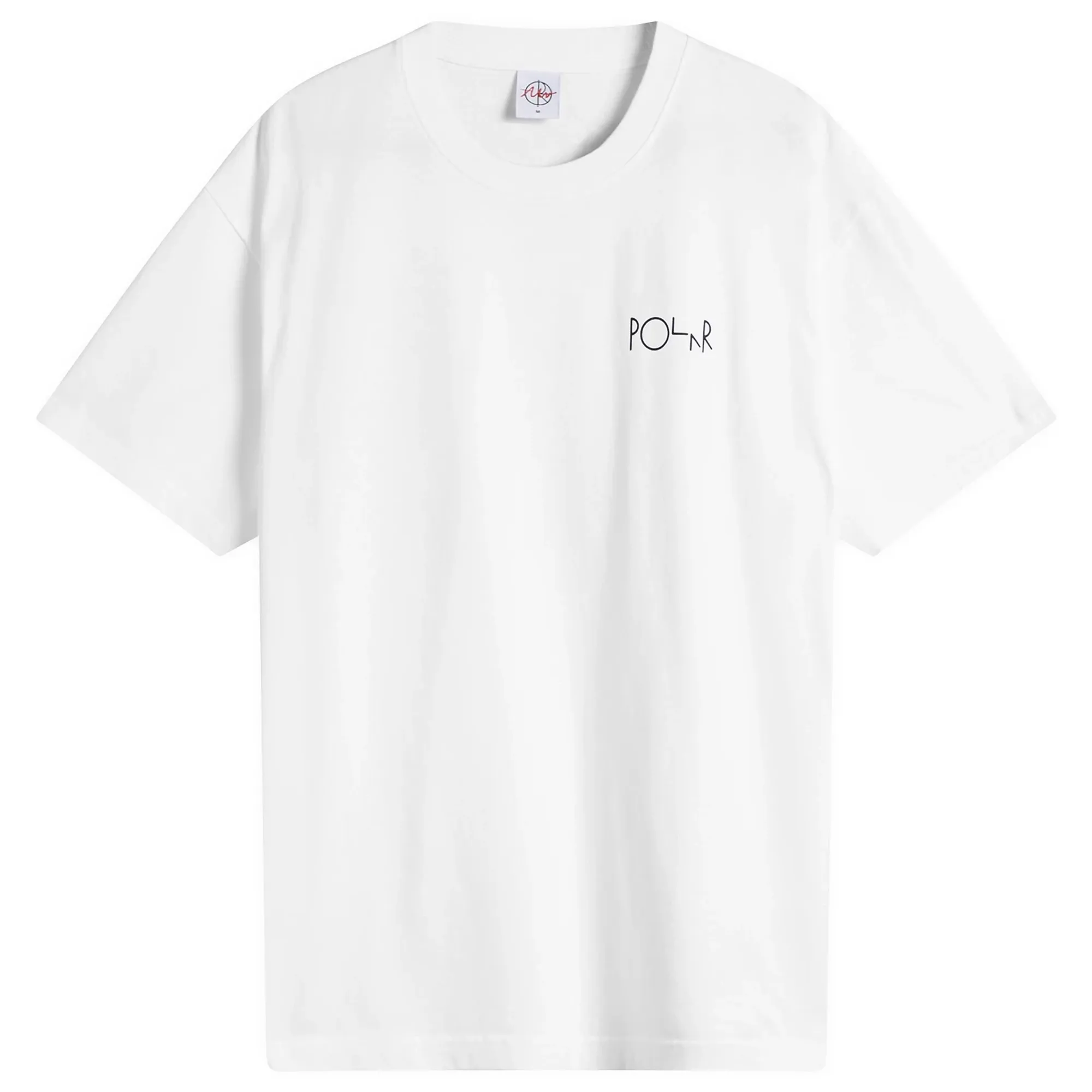 Polar Skate Co. Men's Happy Sad Fill Logo T-Shirt White