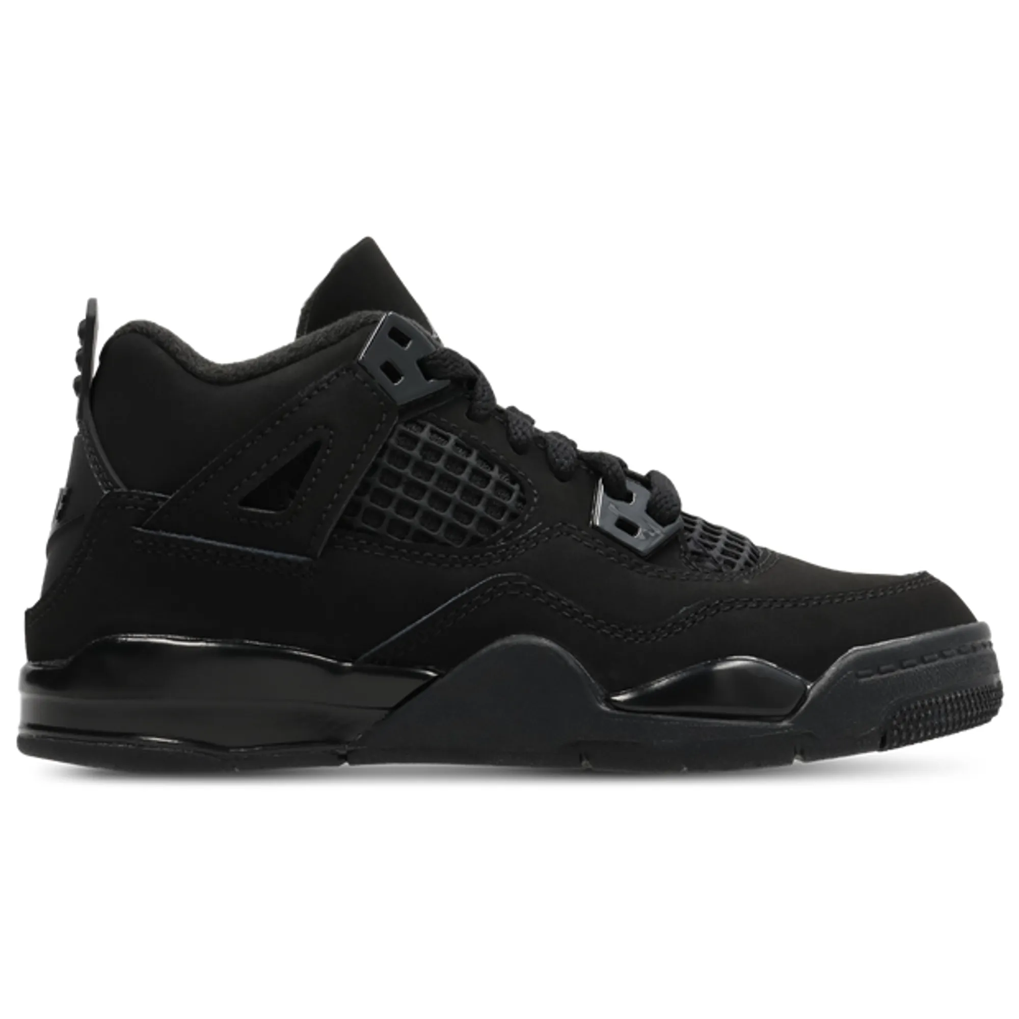 Jordan Retro 4 Toddler Trainers - Black