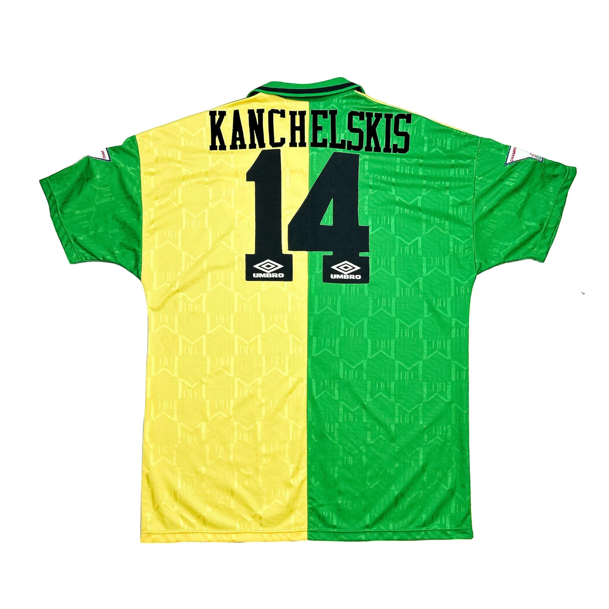 1994 MANCHESTER UNITED KANCHELSKIS #14 *MATCH PREPARED *COCA-COLA