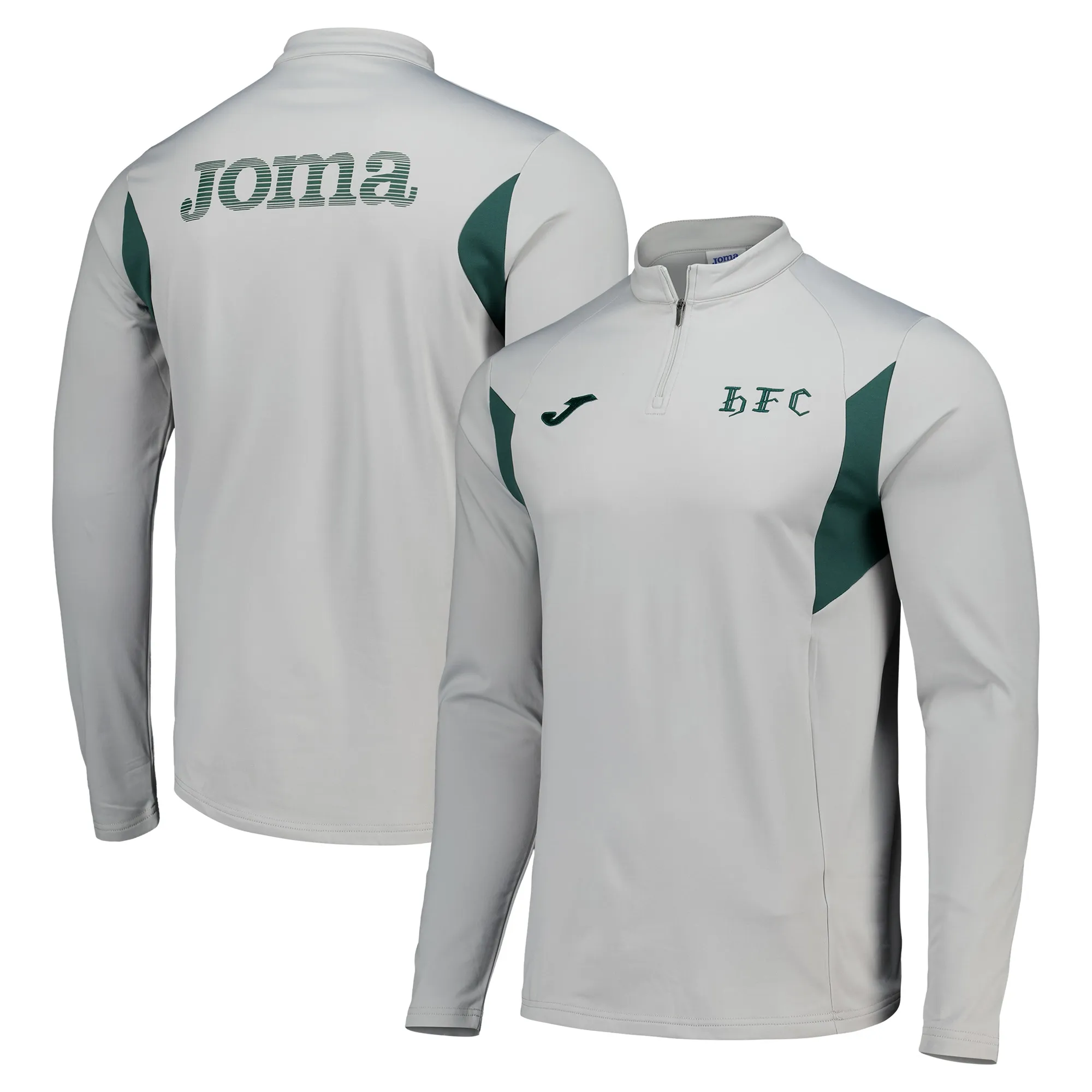 Hibernian Joma Winter Training Midlayer Top - Grey