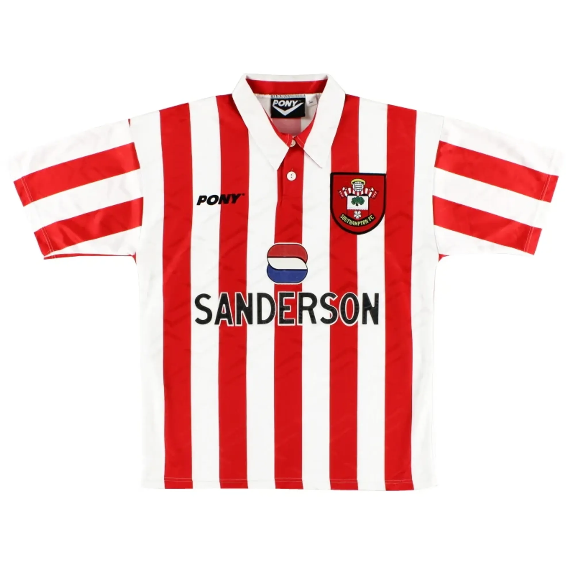 1995-97 Southampton Pony Home Shirt M - Southampton / Excellent 