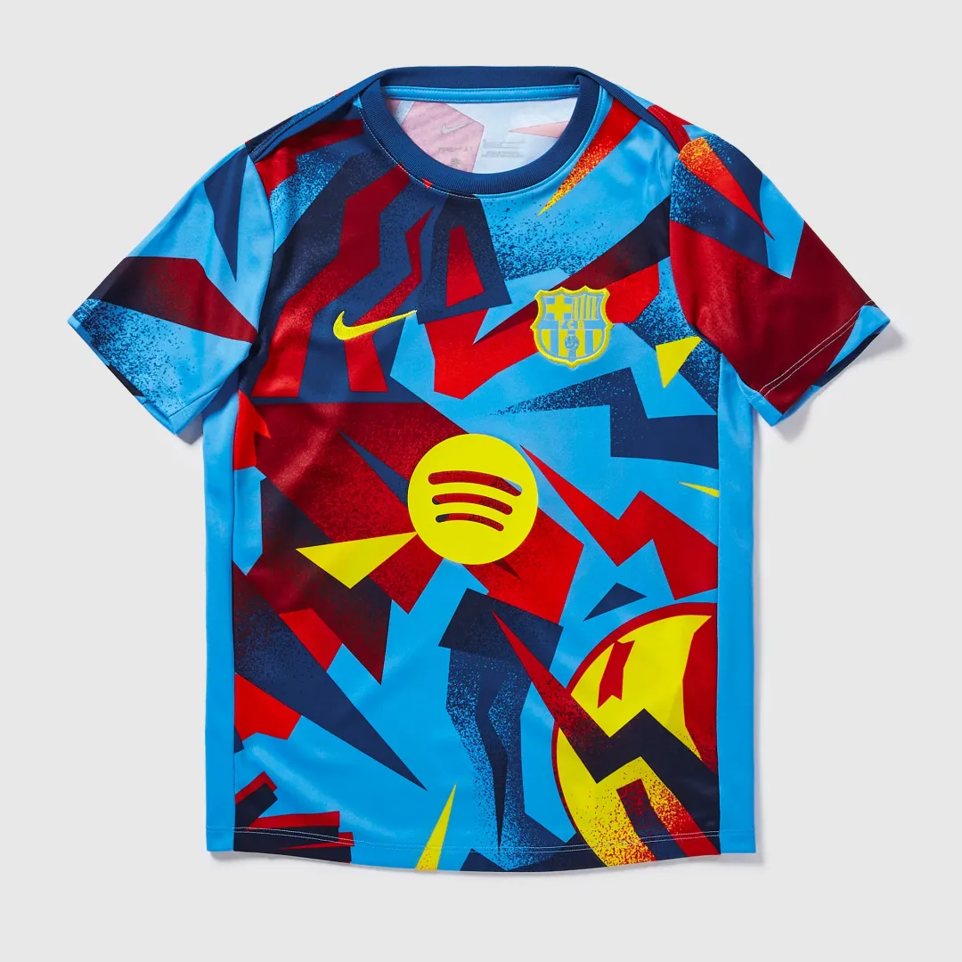 Nike Barcelona Kids SS Pre-Match Home Shirt 2025/26 | FZ1345-413