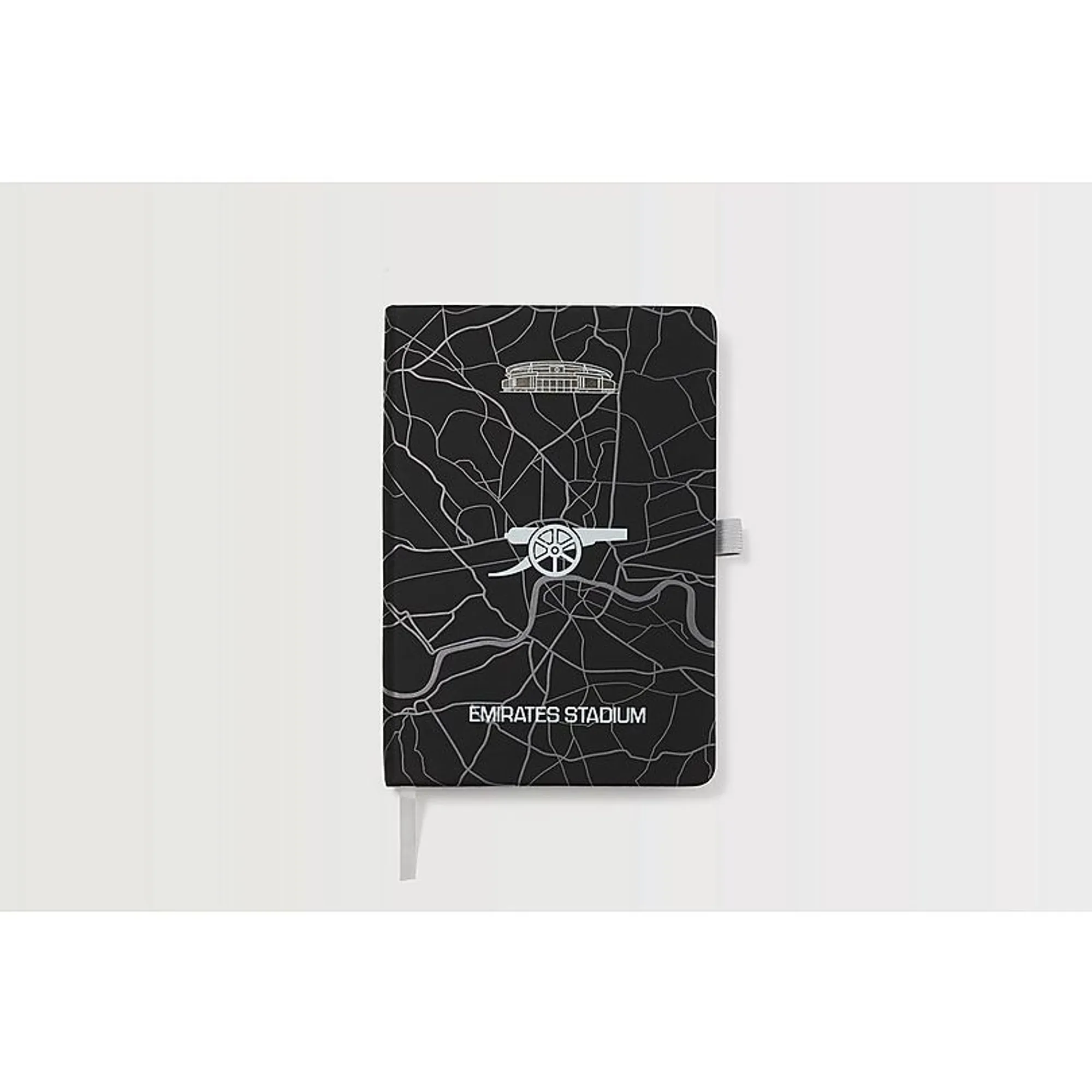 Arsenal Emirates Stadium Notepad, Black
