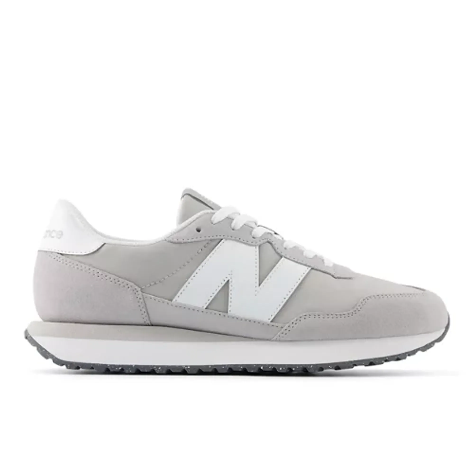 New Balance Men's 237 in Grey/White Suede/Mesh