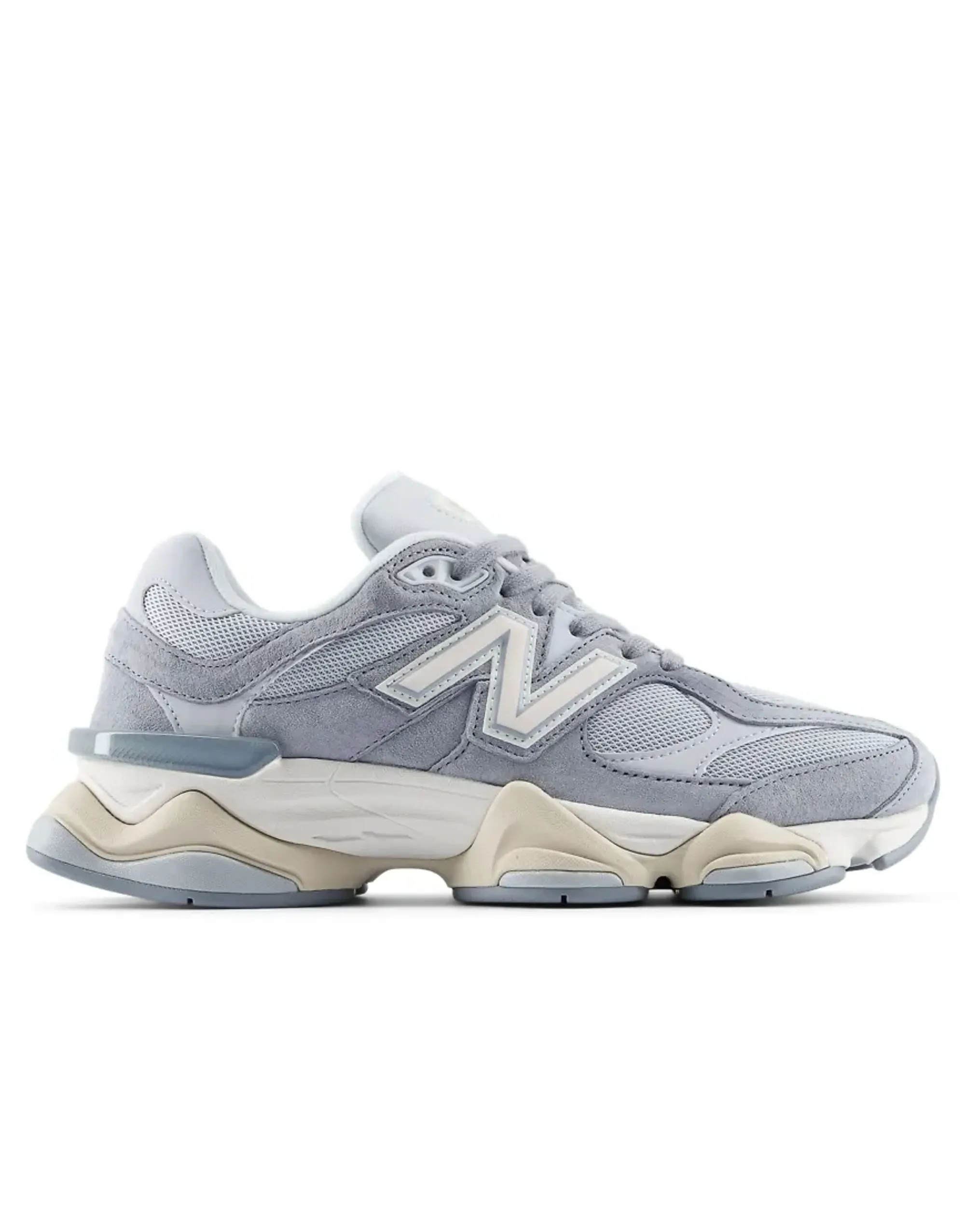 New Balance Unisex 9060 in Grey Leather
