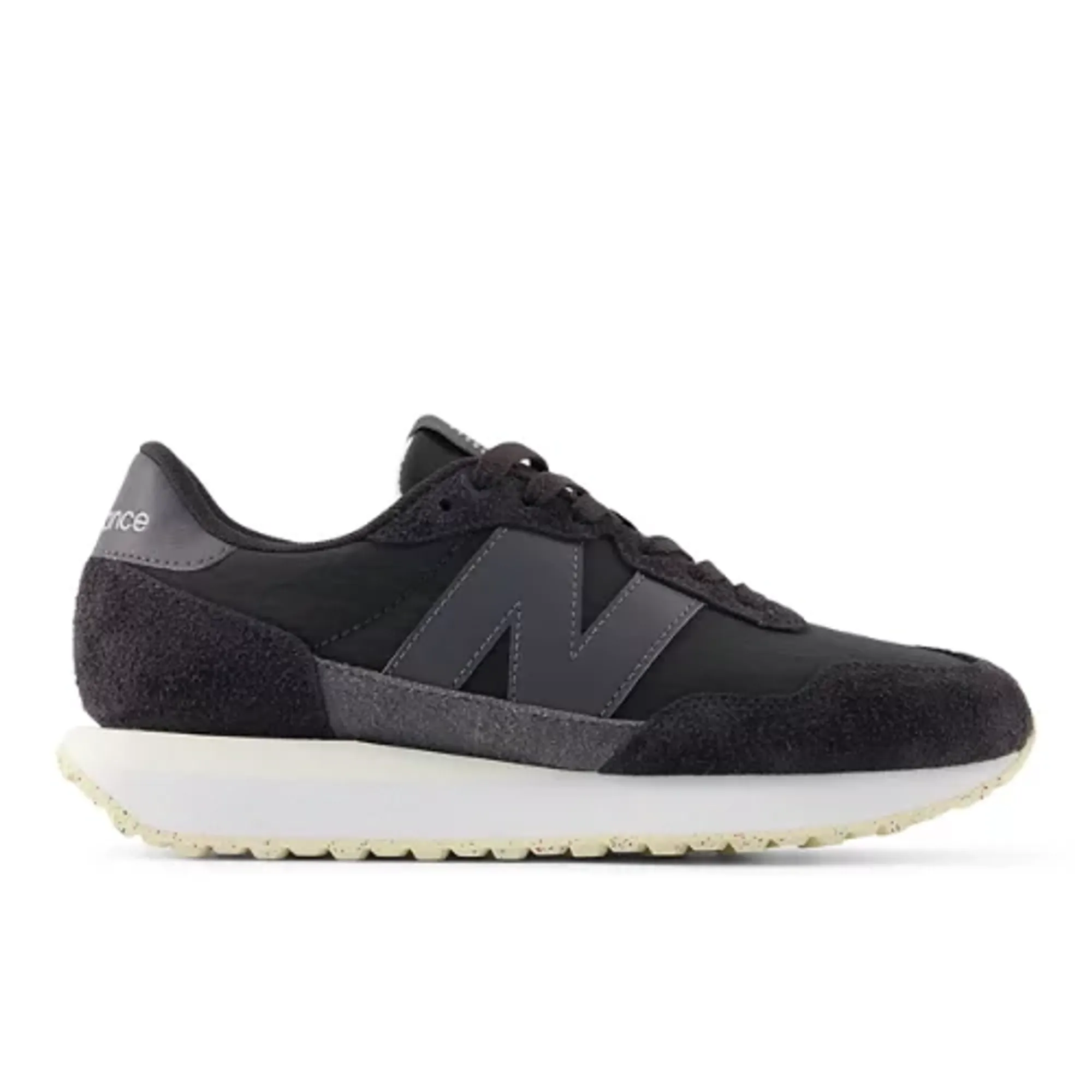 New Balance Women's 237 in Grey/Black Suede/Mesh