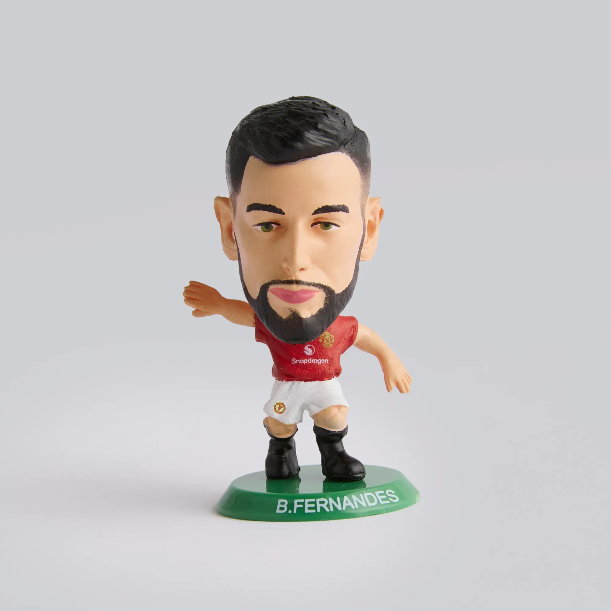 Manchester United SoccerStarz Bruno Fernandes Figurine Red