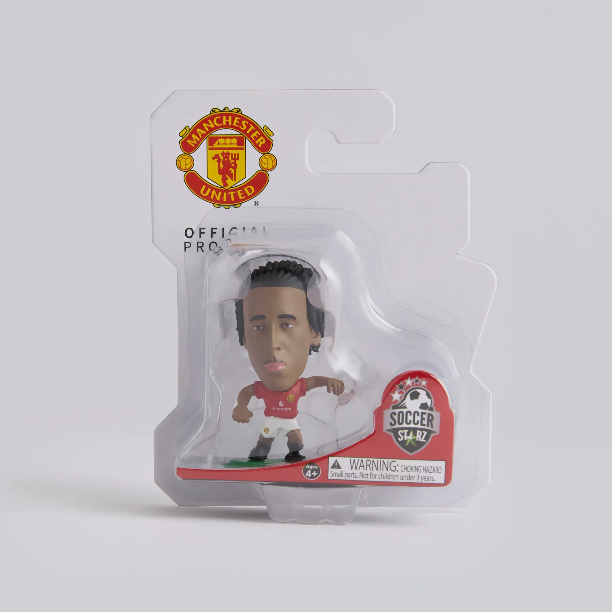 Manchester United SoccerStarz Leny Yoro Figurine Red