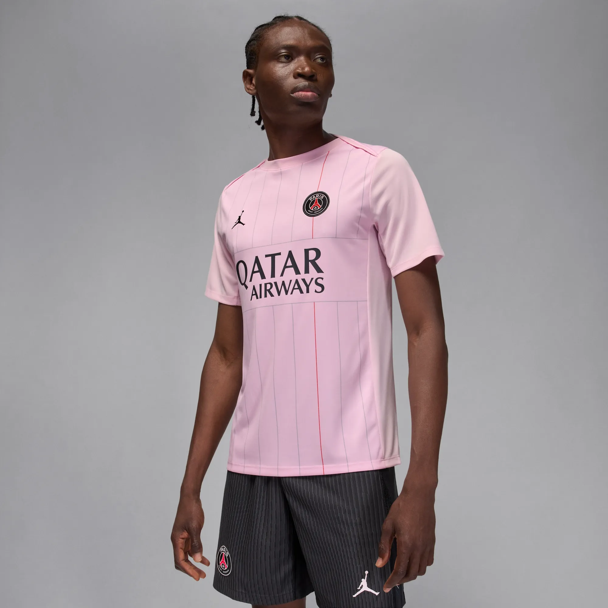 Nike Paris Saint-Germain Academy Pro Fourth Jordan Dri-FIT Football Pre-Match Top - Pink