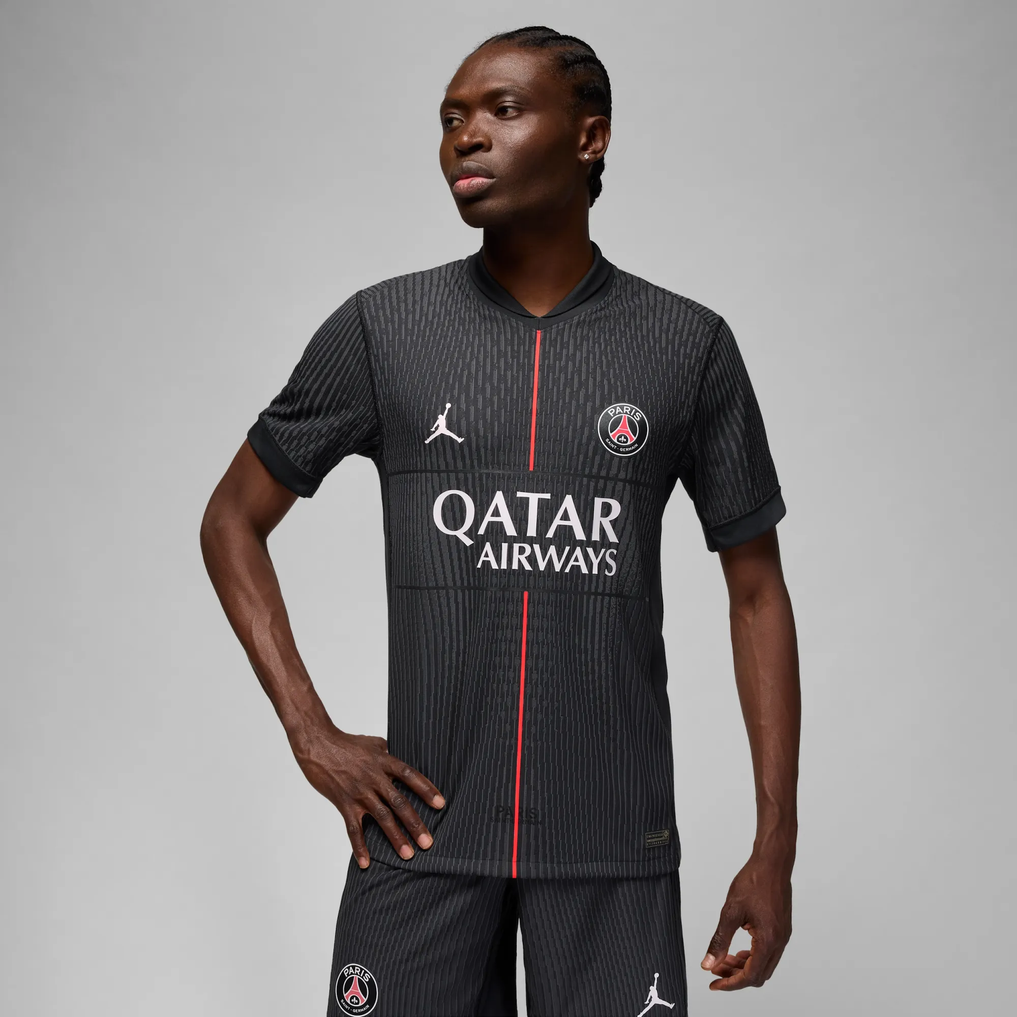 Nike Paris Saint-Germain 2025/26 Match Fourth Jordan Dri-FIT ADV Football Authentic Shirt - Black