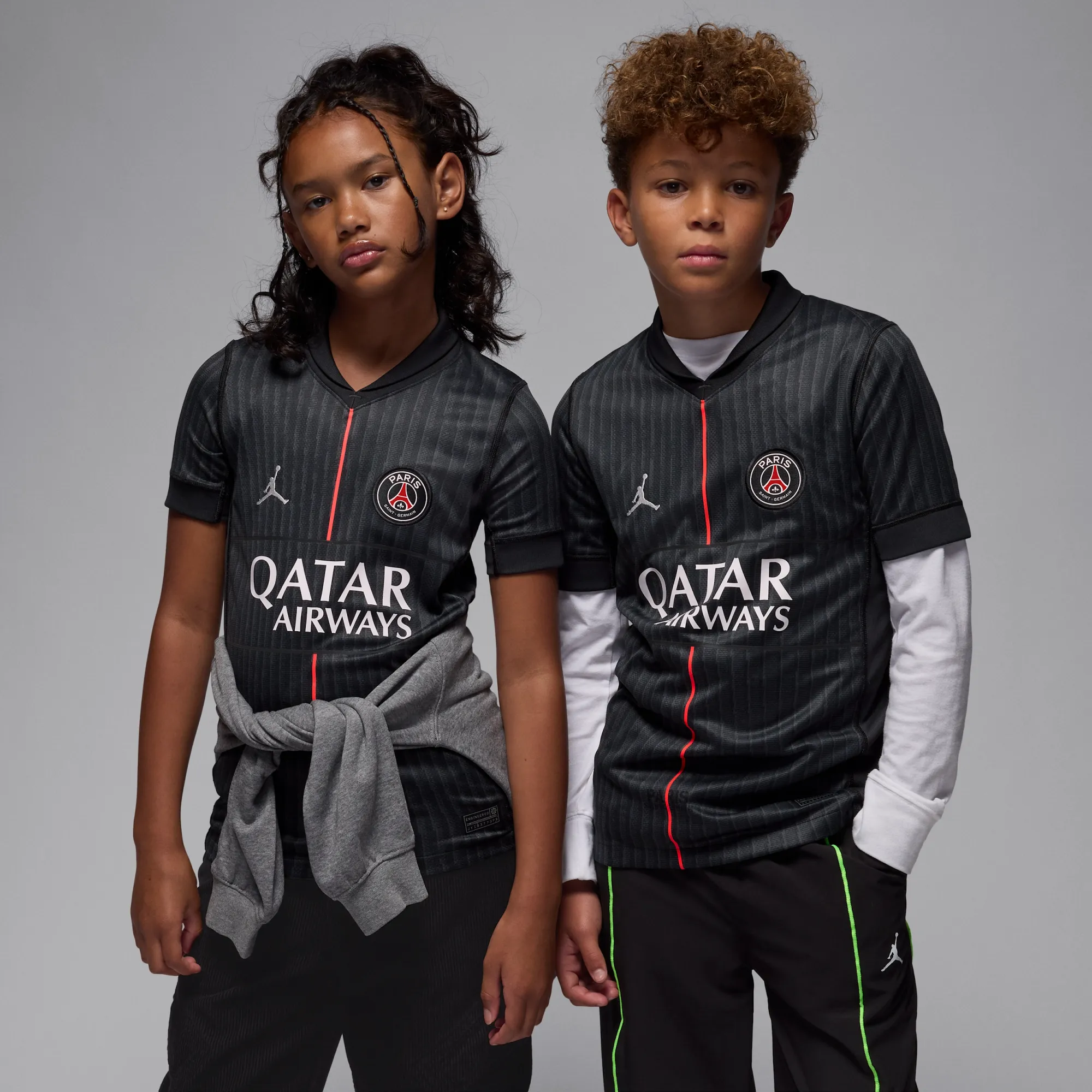 Nike Paris Saint-Germain 2025/26 Stadium Fourth Jordan Dri-FIT Football Replica Shirt - Black