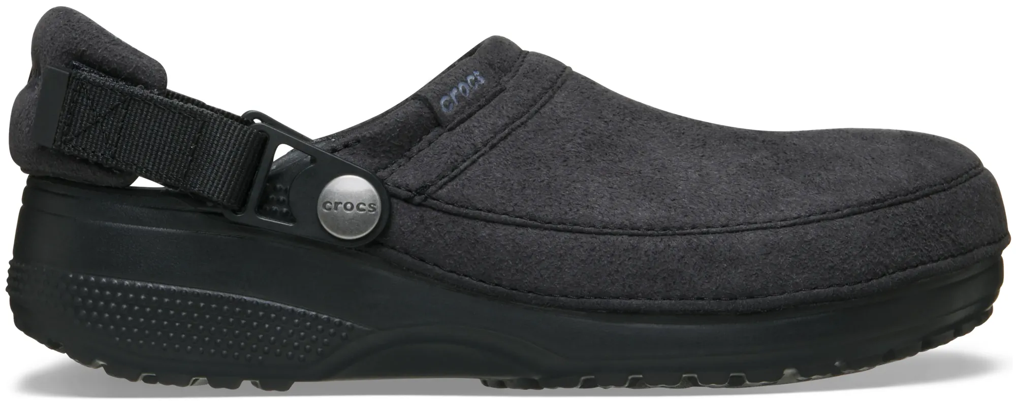 Crocs | Unisex | Classic Crafted Vegan Suede | Clogs | Black | W2/M1