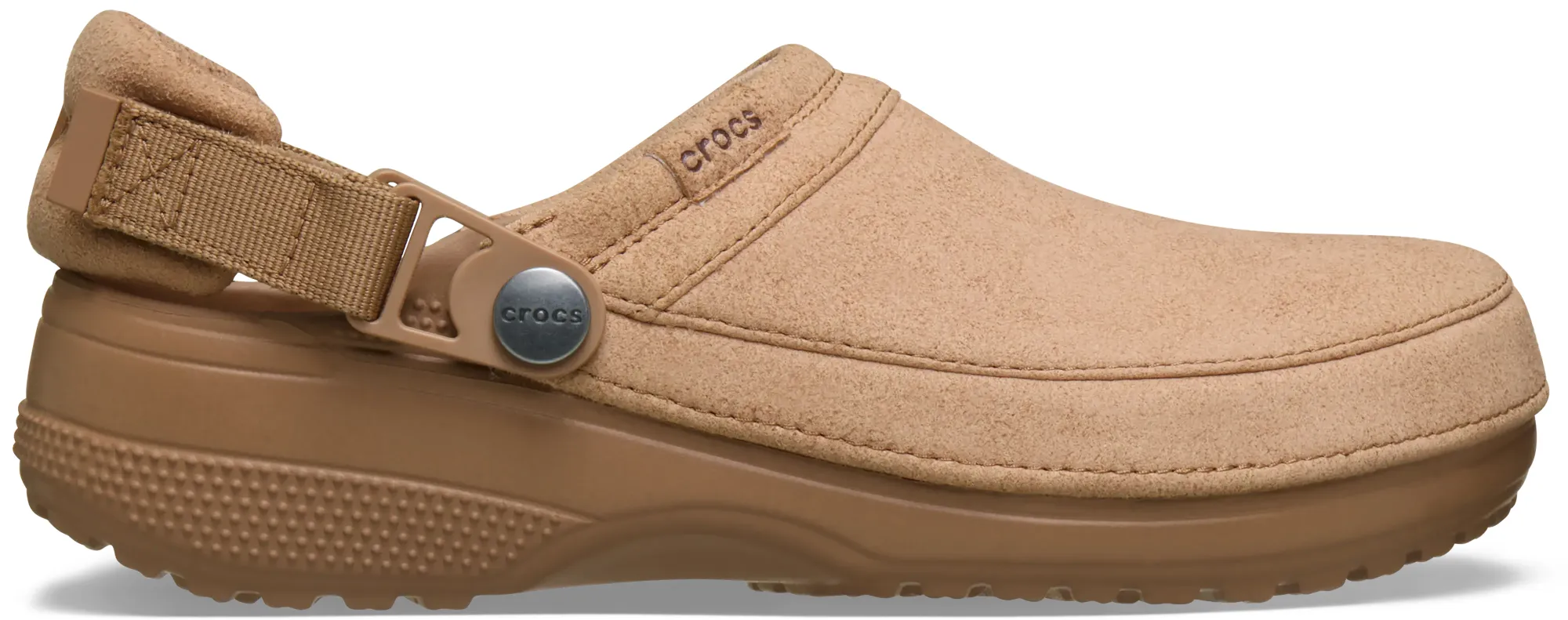 Crocs | Unisex | Classic Crafted Vegan Suede | Clogs | Milk Chocolate | W2/M1