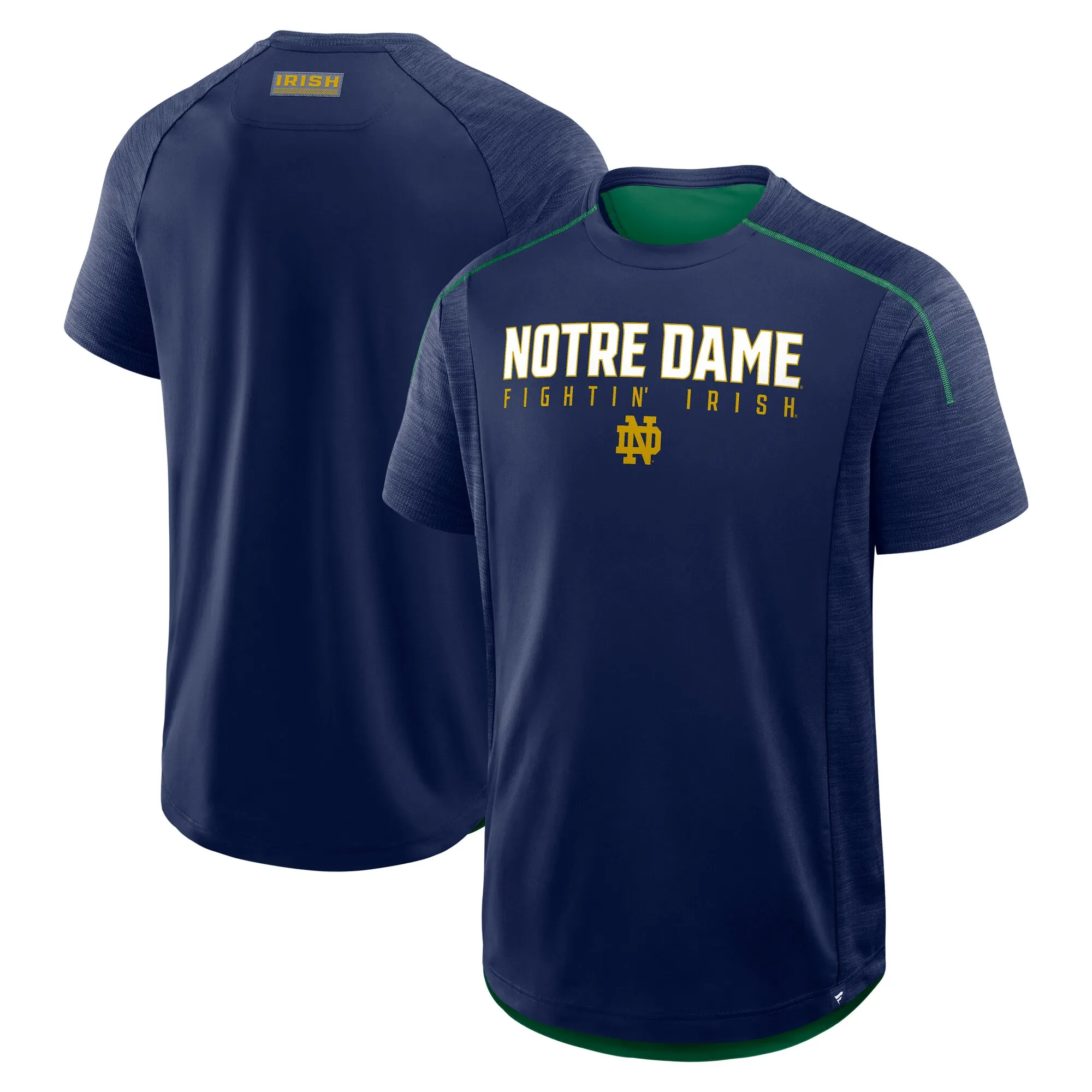 Notre Dame Fighting Irish Defender Poly T-Shirt - Mens