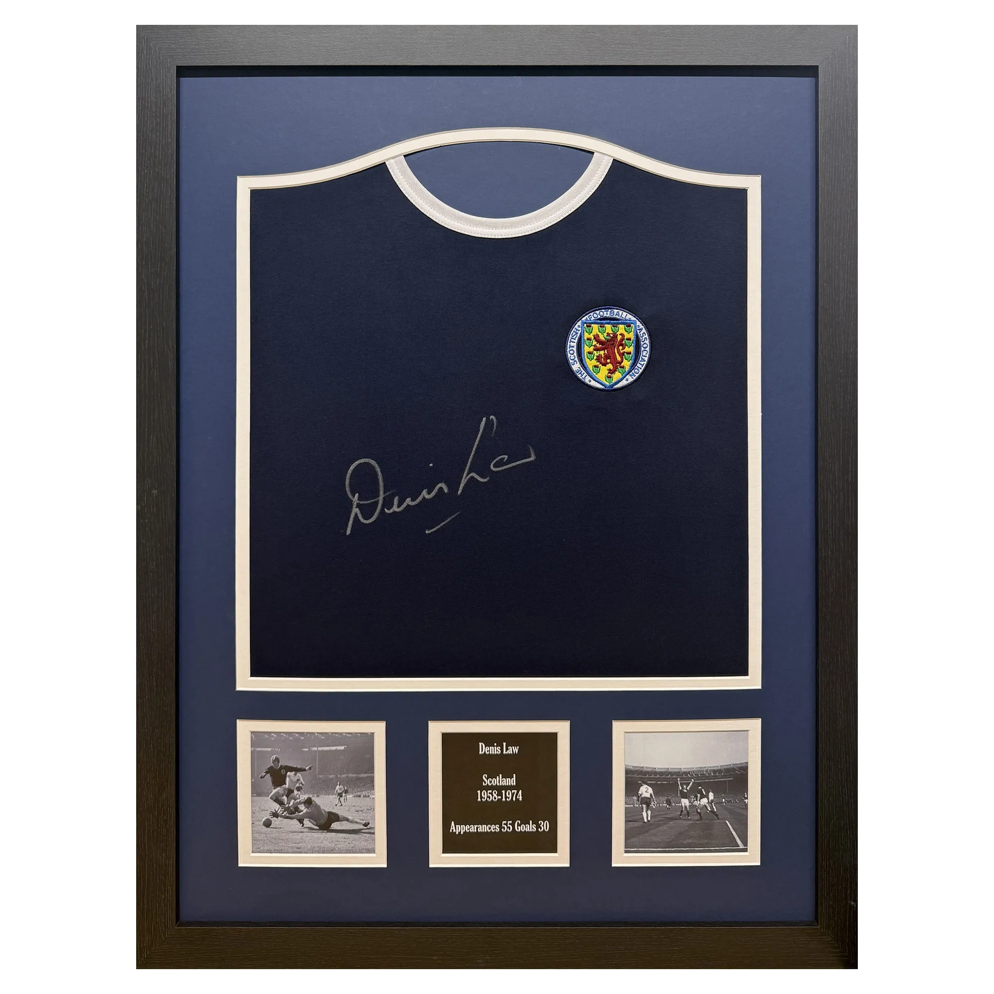 Scotland Denis Law Signed Shirt