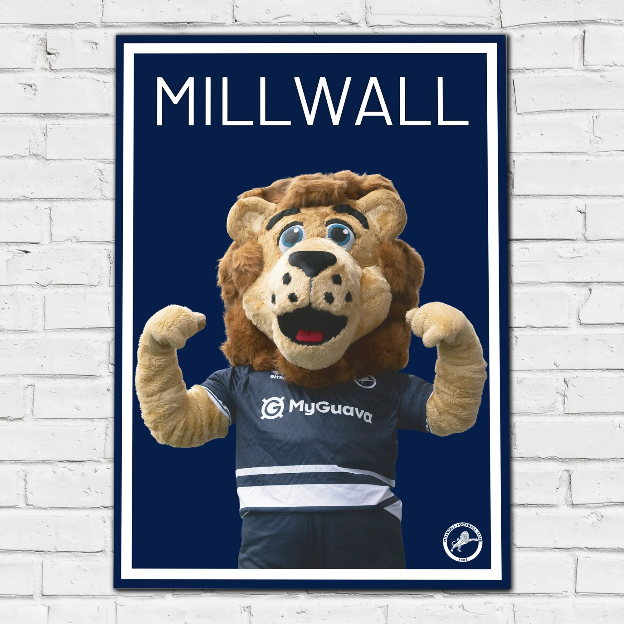 Millwall Zampa Mascot Print - Unframed A2