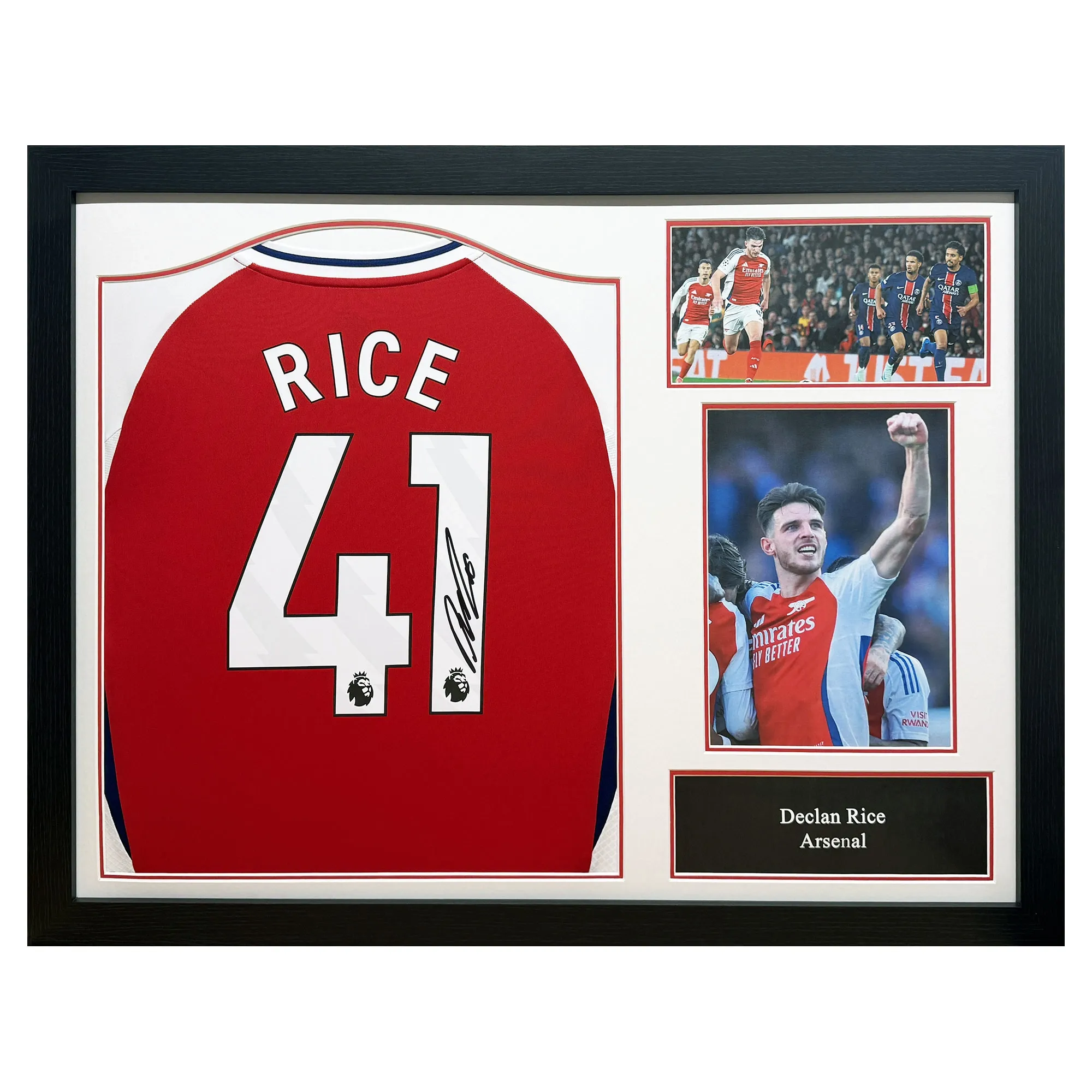 Arsenal Declan Rice Signed 2024/25 Shirt