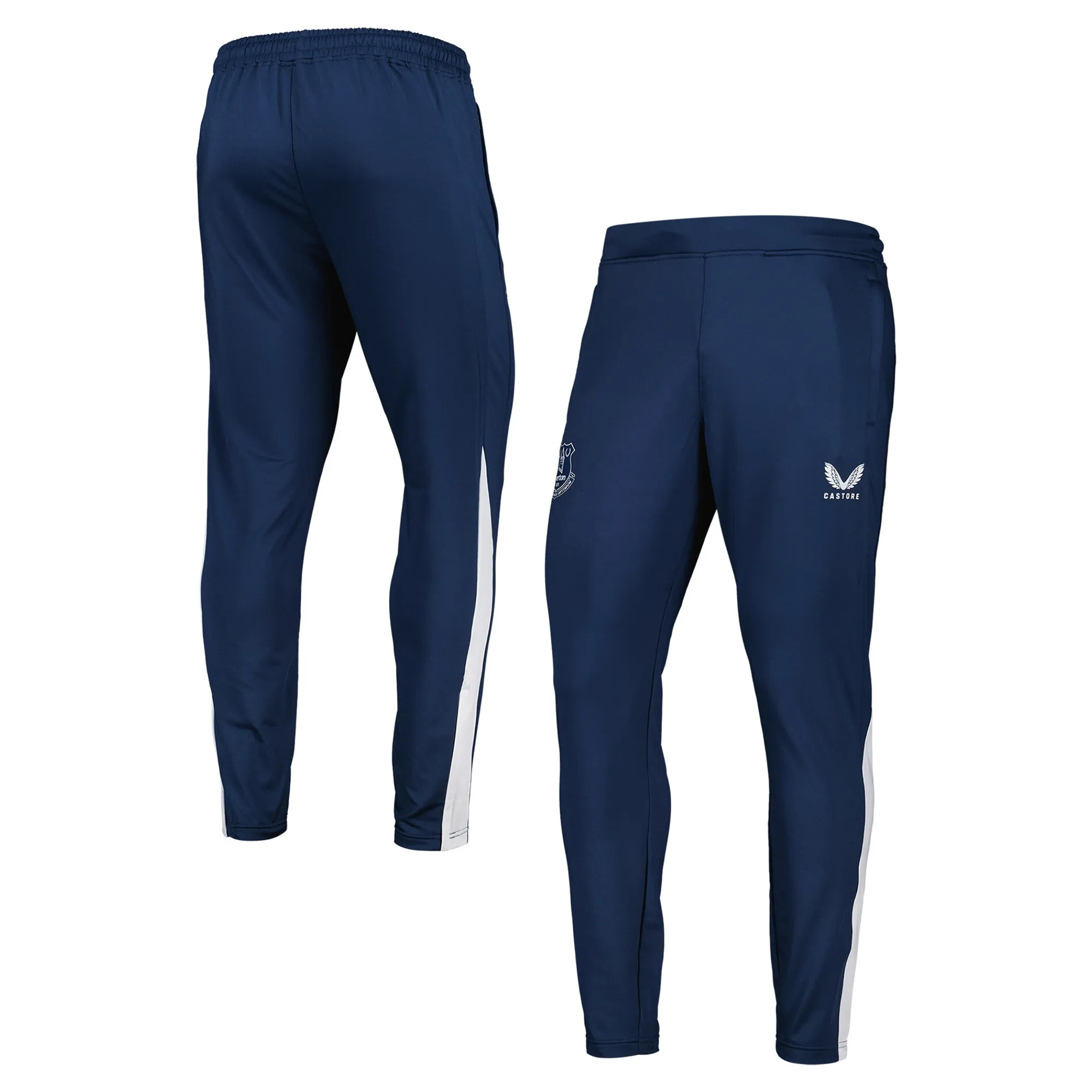 Everton Castore Coaches Zipped Training Pants - Navy - Kids