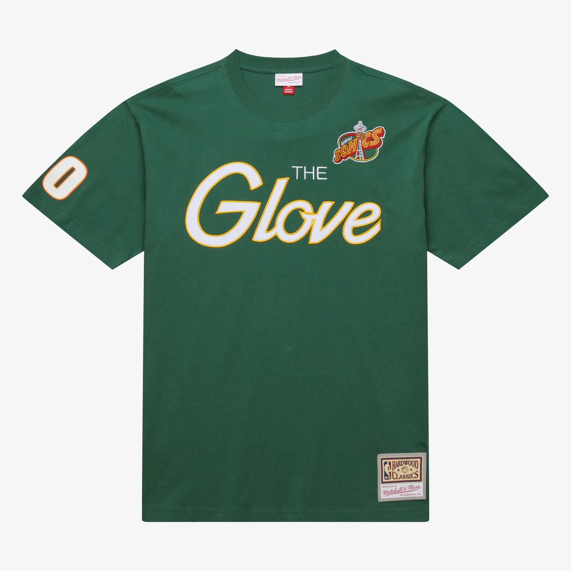 Seattle Supersonics Mitchell & Ness Premium Nickname T-Shirt Gary Payton The Glove