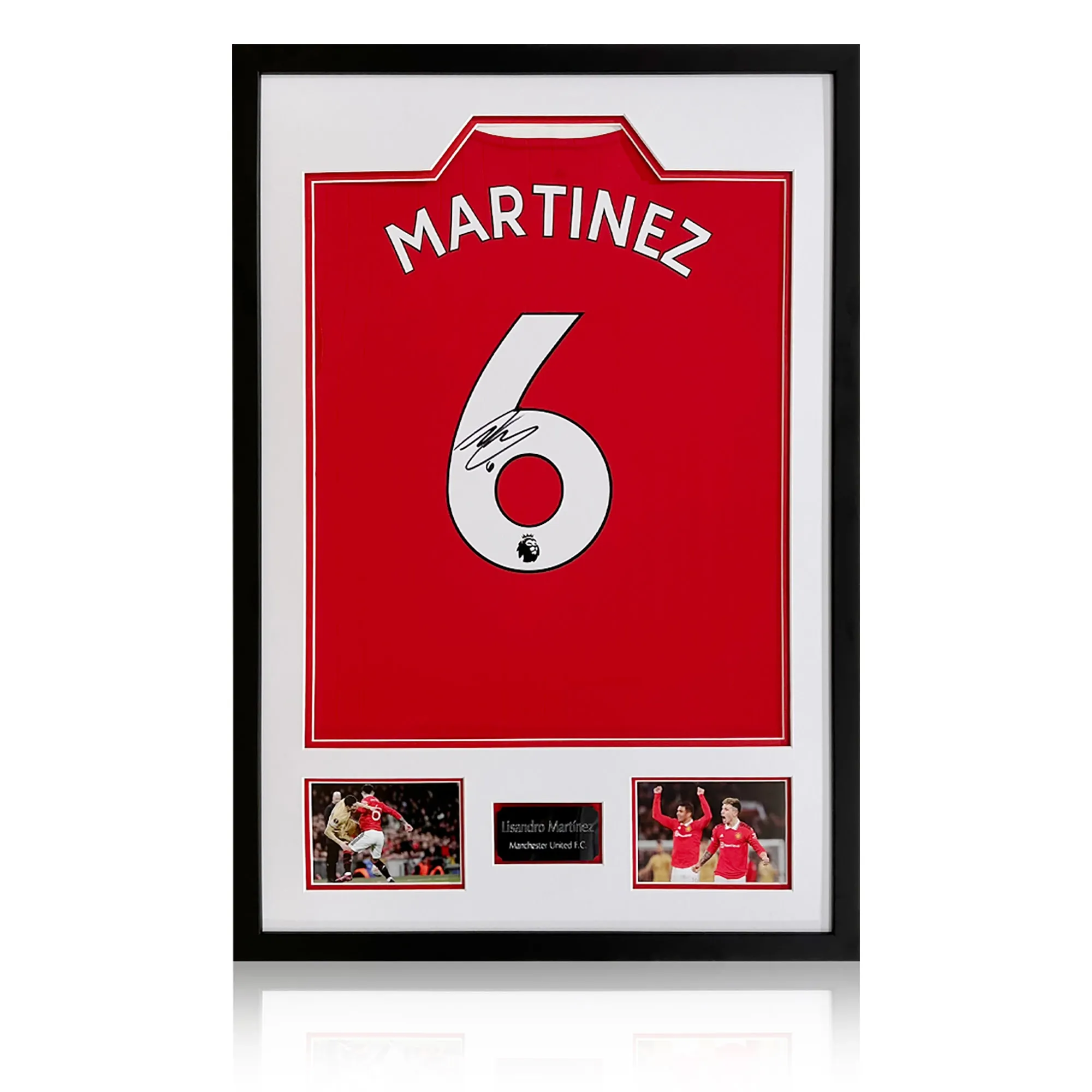 Lisandro Martinez Signed Manchester United 22/23 Shirt Premium Frame