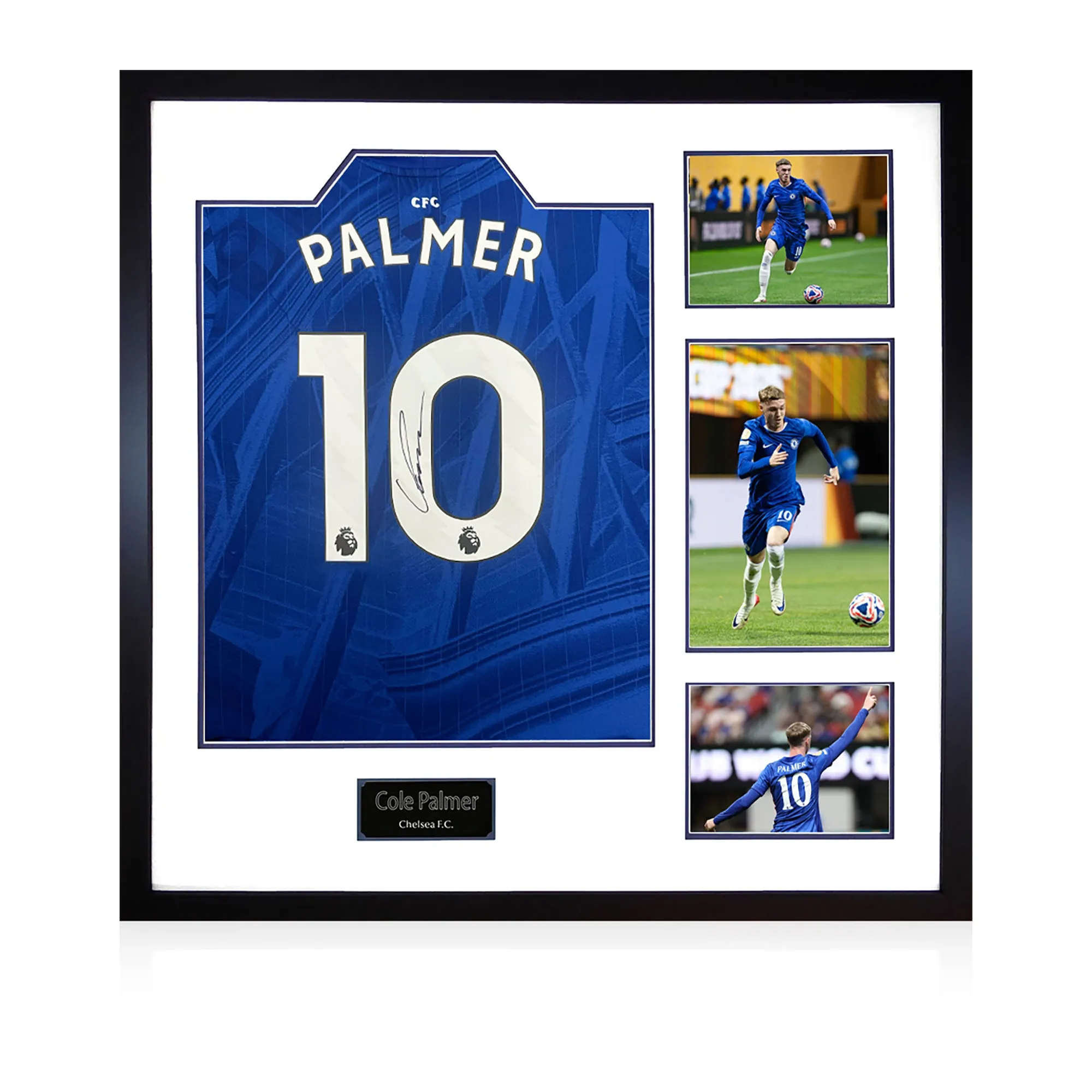 Cole Palmer Signed Chelsea 24/25 Shirt Elite Frame