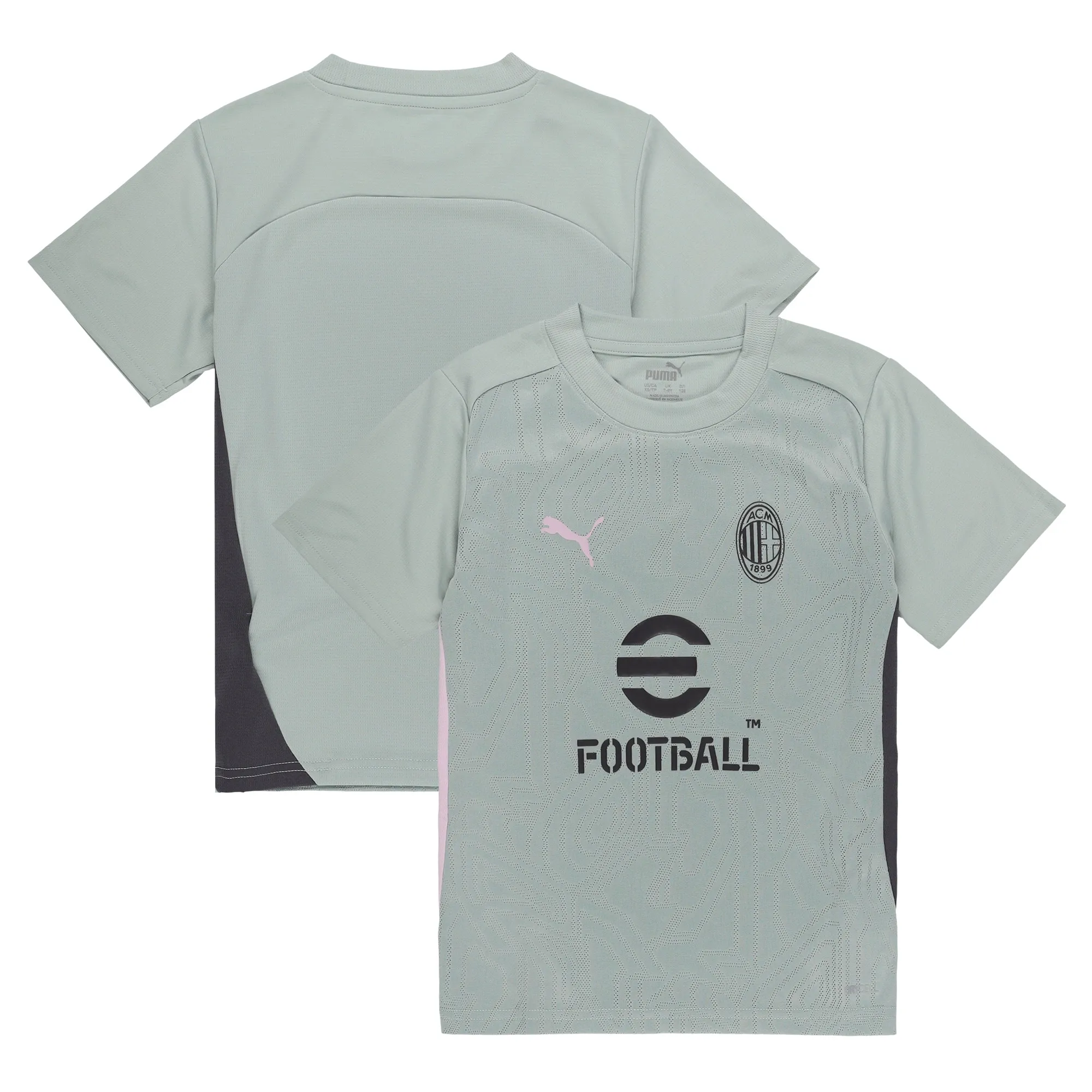 AC Milan PUMA Training Jersey - Green - Kids
