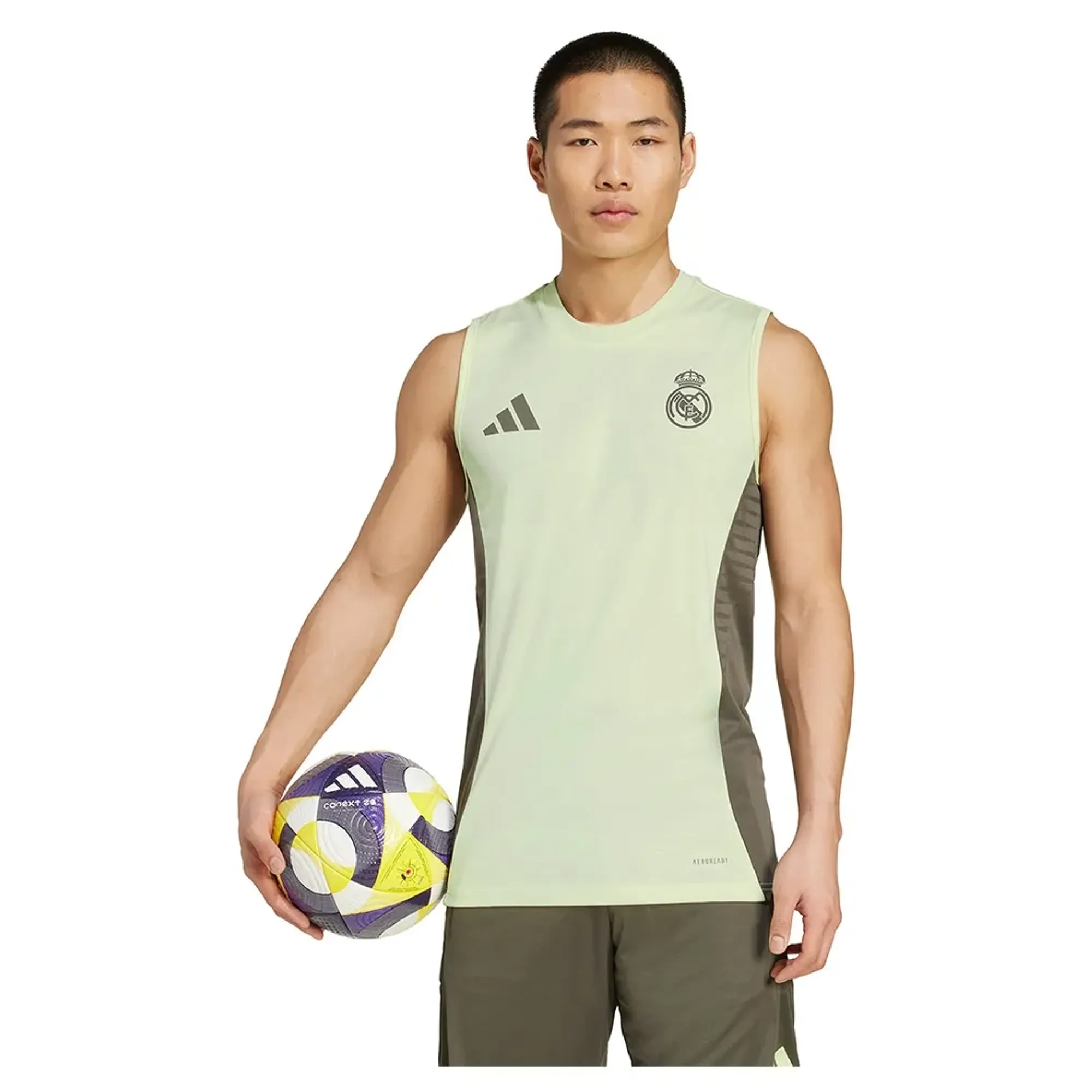 Real Madrid adidas Training Sleeveless Jersey - Green